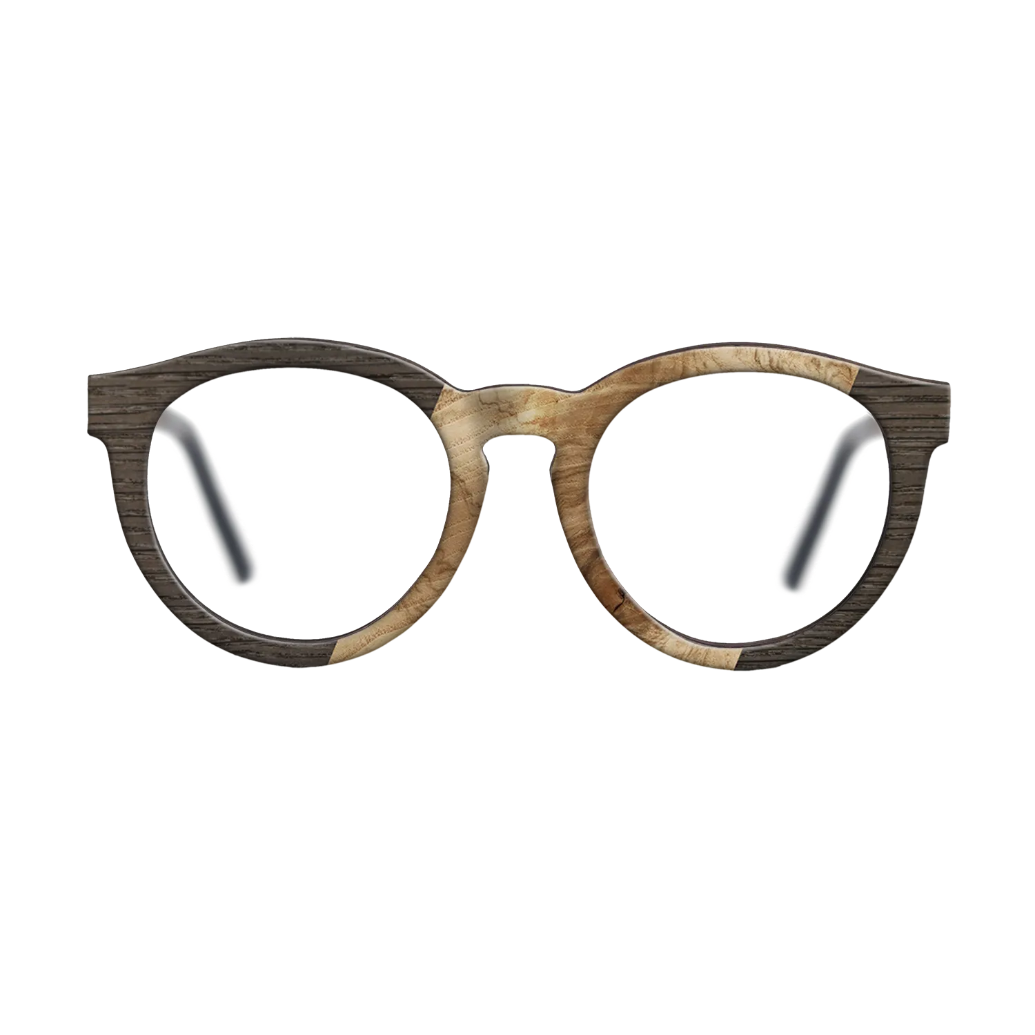 Grey Oak,Fumed Oak,Walnut: Straight Grain: Angle Cut - The Rebel - Round - 1154 - SIRIS wood optic