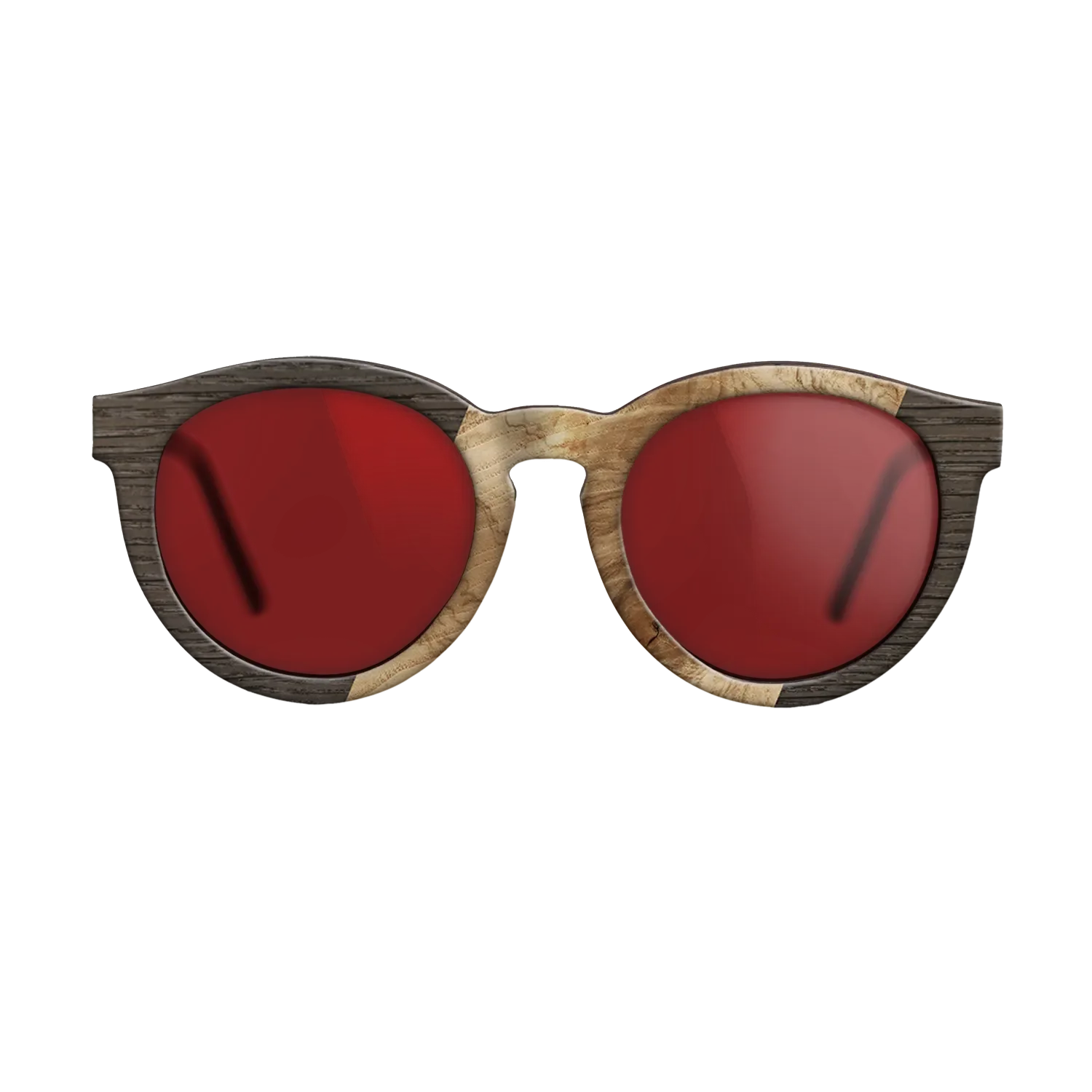 Grey Oak,Fumed Oak,Walnut: Straight Grain: Angle Cut - The Rebel - Round - 1154 - SIRIS wood optic