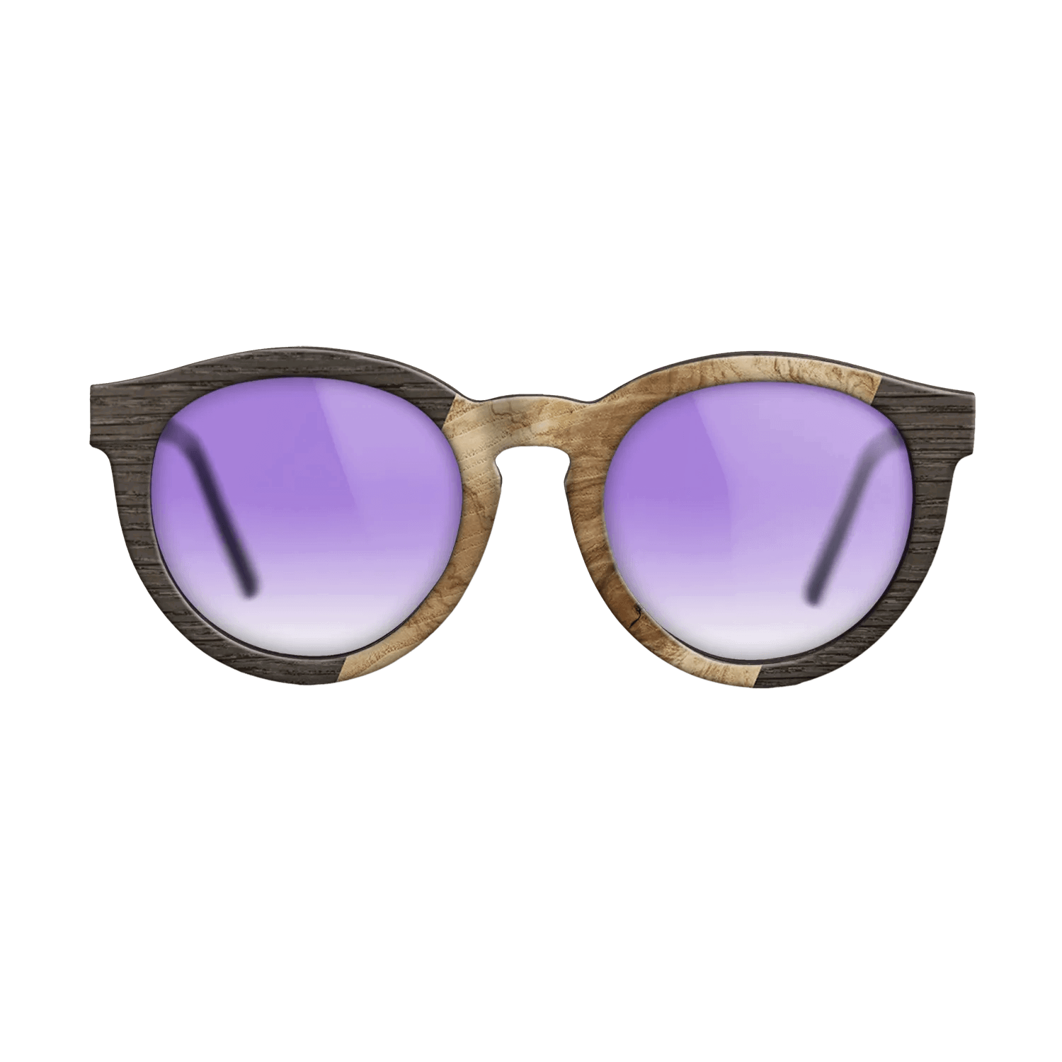 Grey Oak,Fumed Oak,Walnut: Straight Grain: Angle Cut - The Rebel - Round - 1154 - SIRIS wood optic