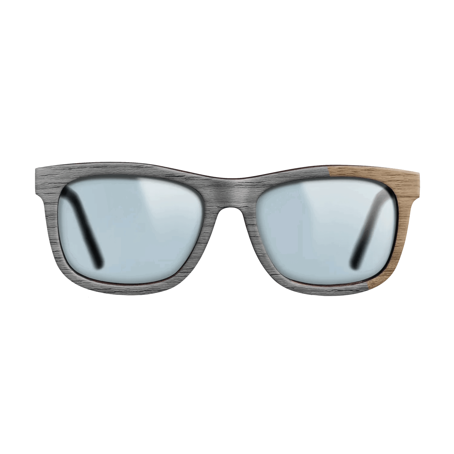 Grey Poplar Angled - The Hero - Square - 2087 - Noir - SIRIS wood optic