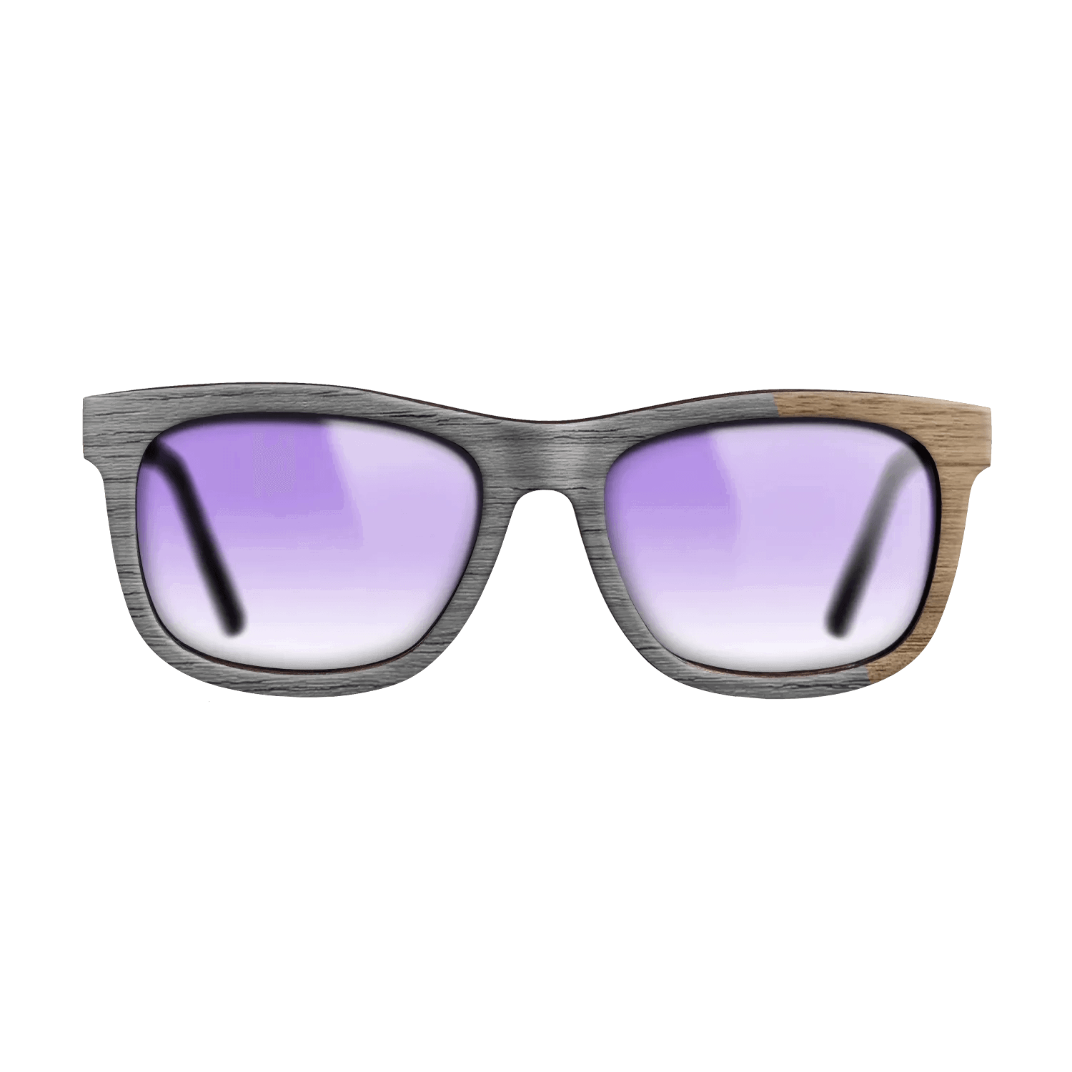 Grey Poplar Angled - The Hero - Square - 2087 - Noir - SIRIS wood optic