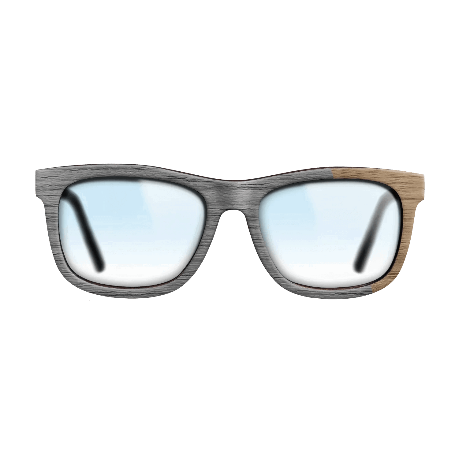 Grey Poplar Angled - The Hero - Square - 2087 - Noir - SIRIS wood optic