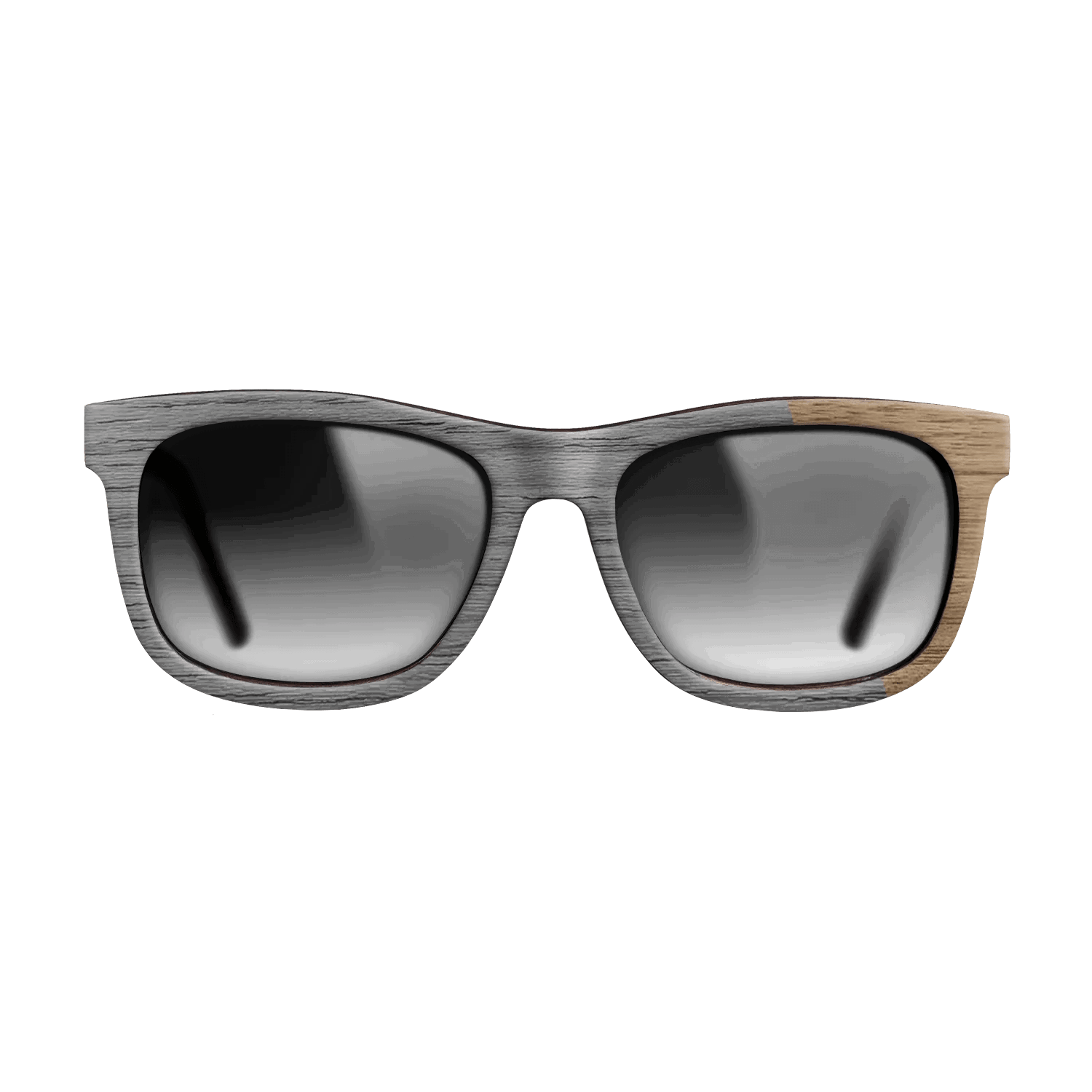 Grey Poplar Angled - The Hero - Square - 2087 - Noir - SIRIS wood optic