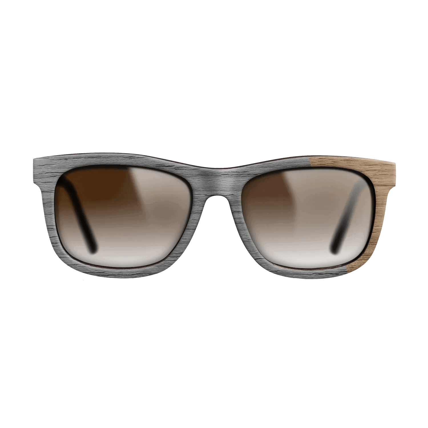 Grey Poplar Angled - The Hero - Square - 2087 - Noir - SIRIS wood optic