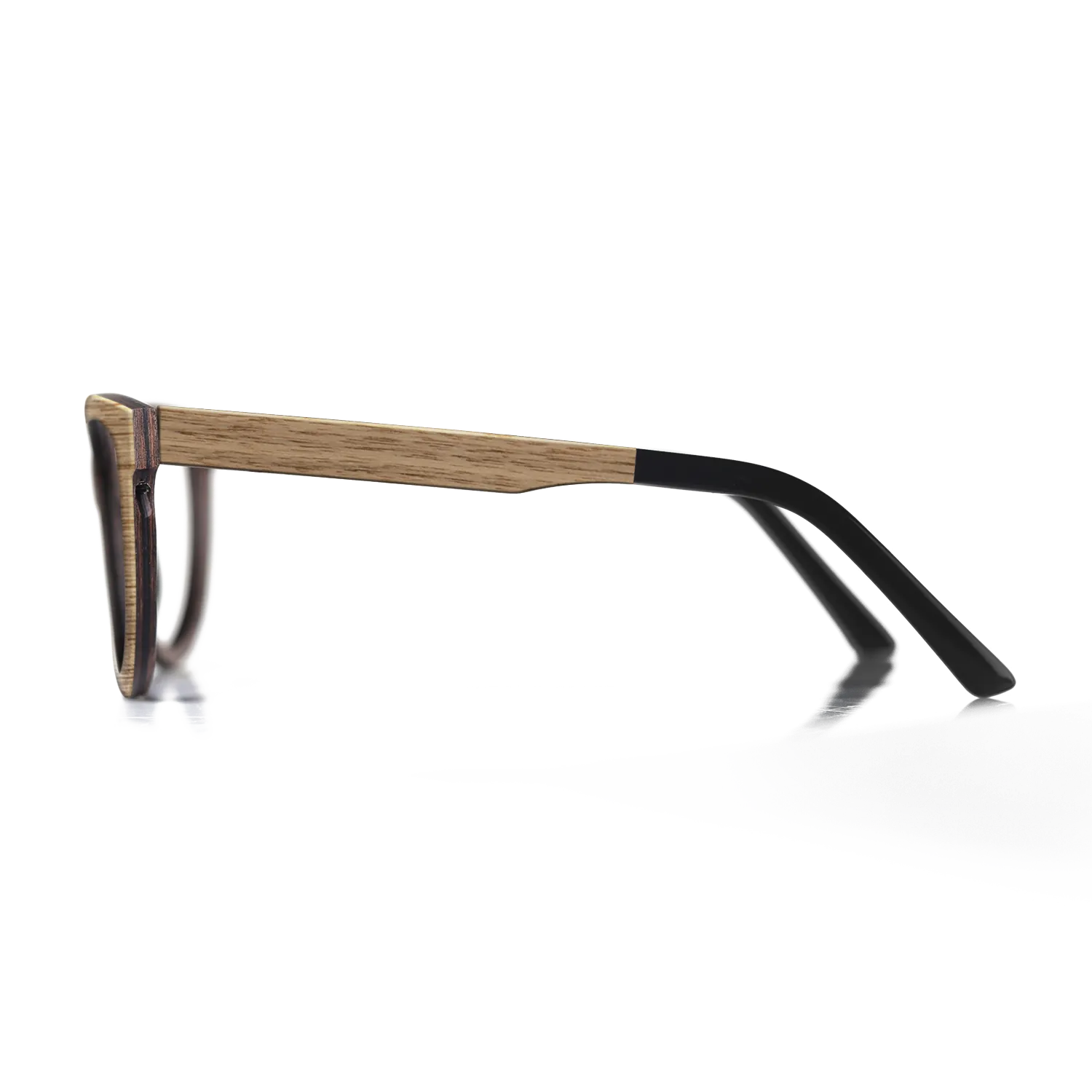 Grey Poplar Angled - The Rebel - Round - 2087 - Noir - SIRIS wood optic