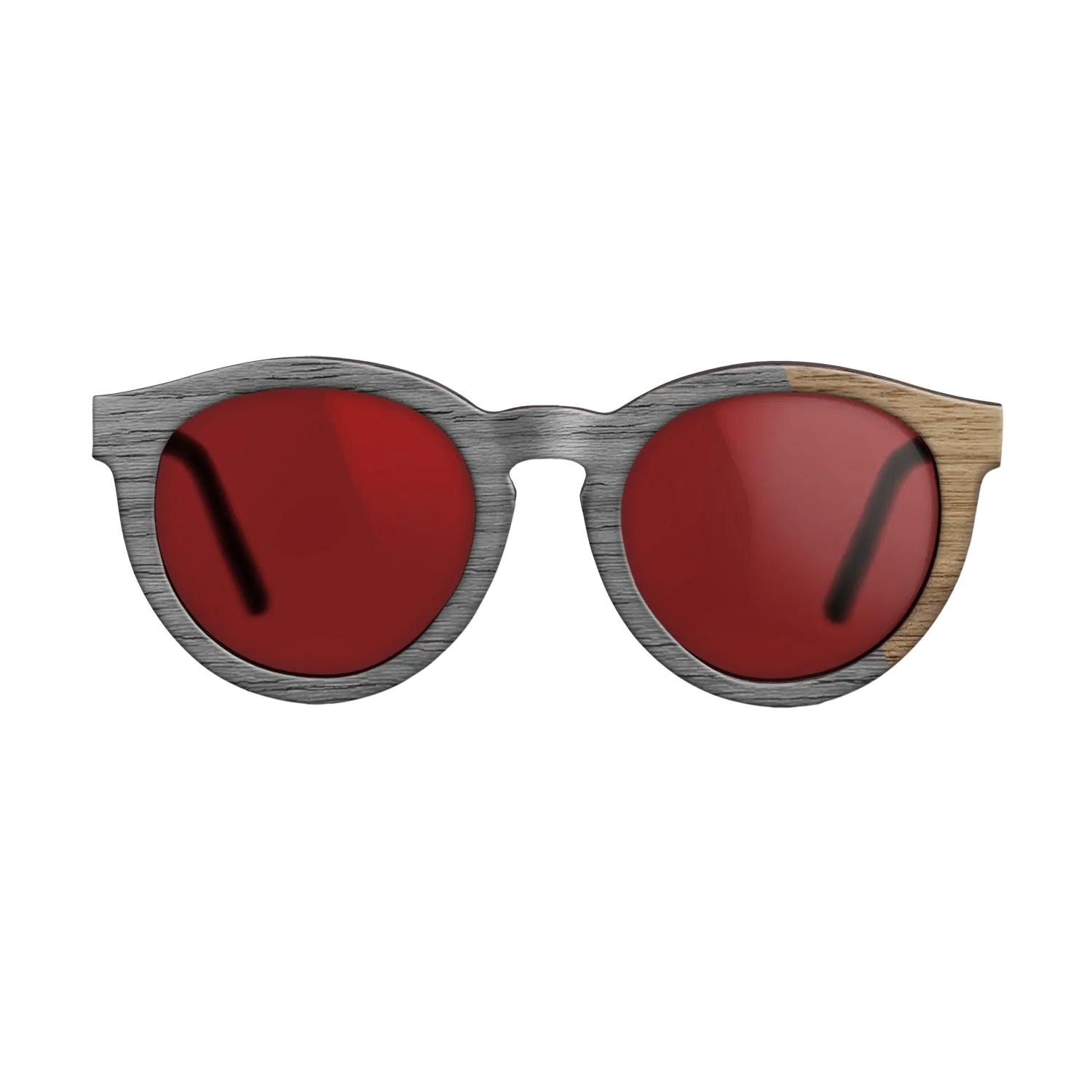 Grey Poplar Angled - The Rebel - Round - 2087 - Noir - SIRIS wood optic