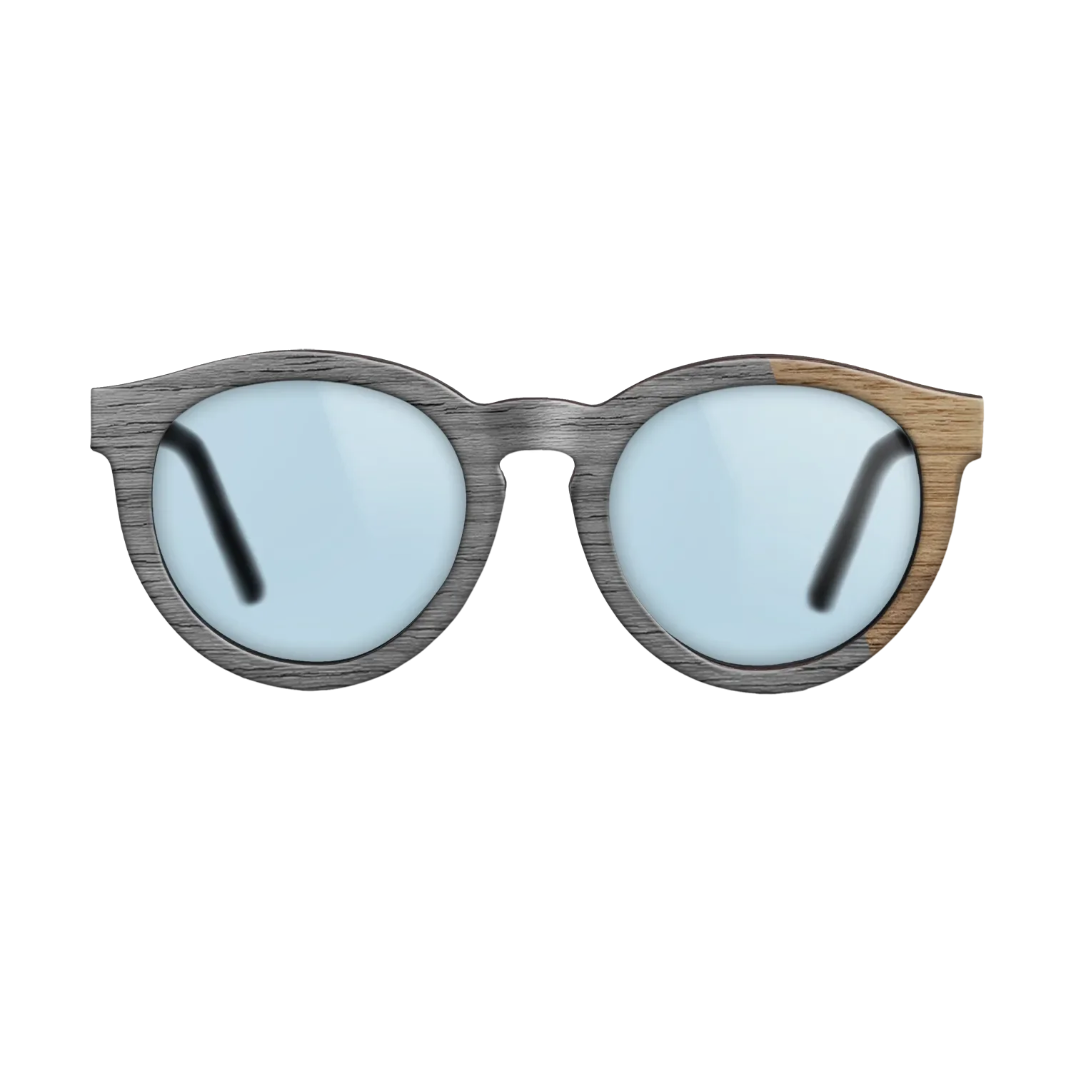 Grey Poplar Angled - The Rebel - Round - 2087 - Noir - SIRIS wood optic