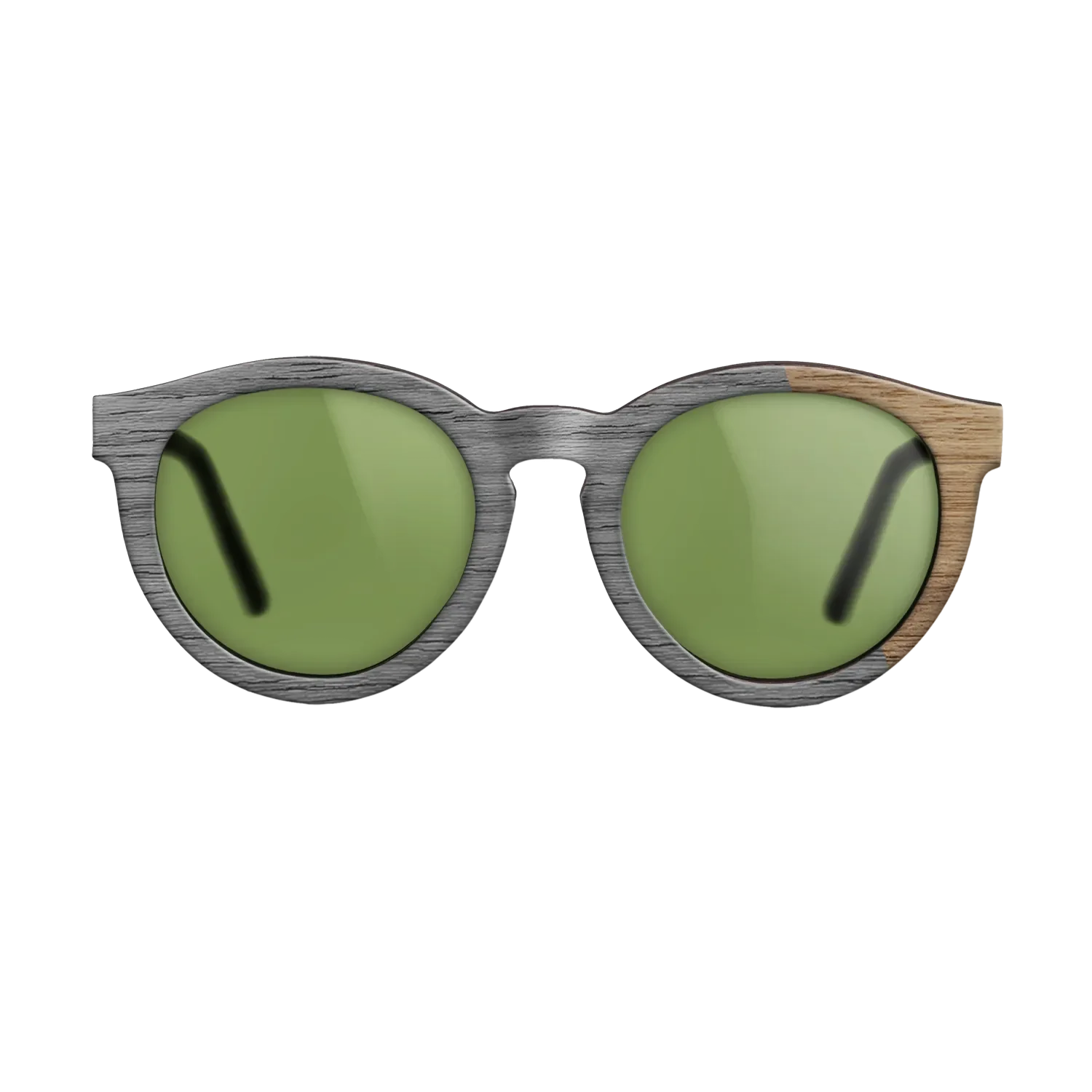Grey Poplar Angled - The Rebel - Round - 2087 - Noir - SIRIS wood optic