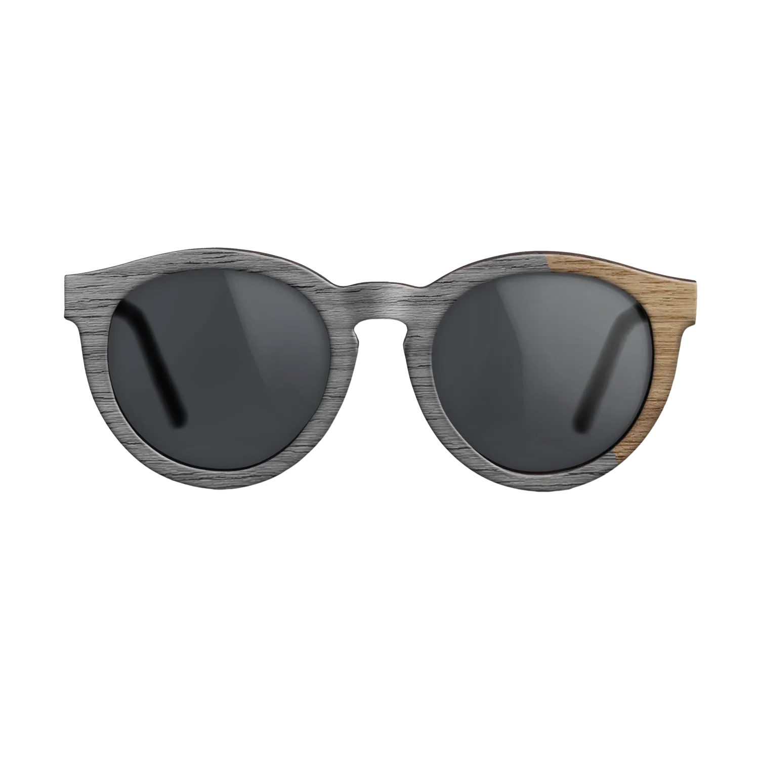 Grey Poplar Angled - The Rebel - Round - 2087 - Noir - SIRIS wood optic