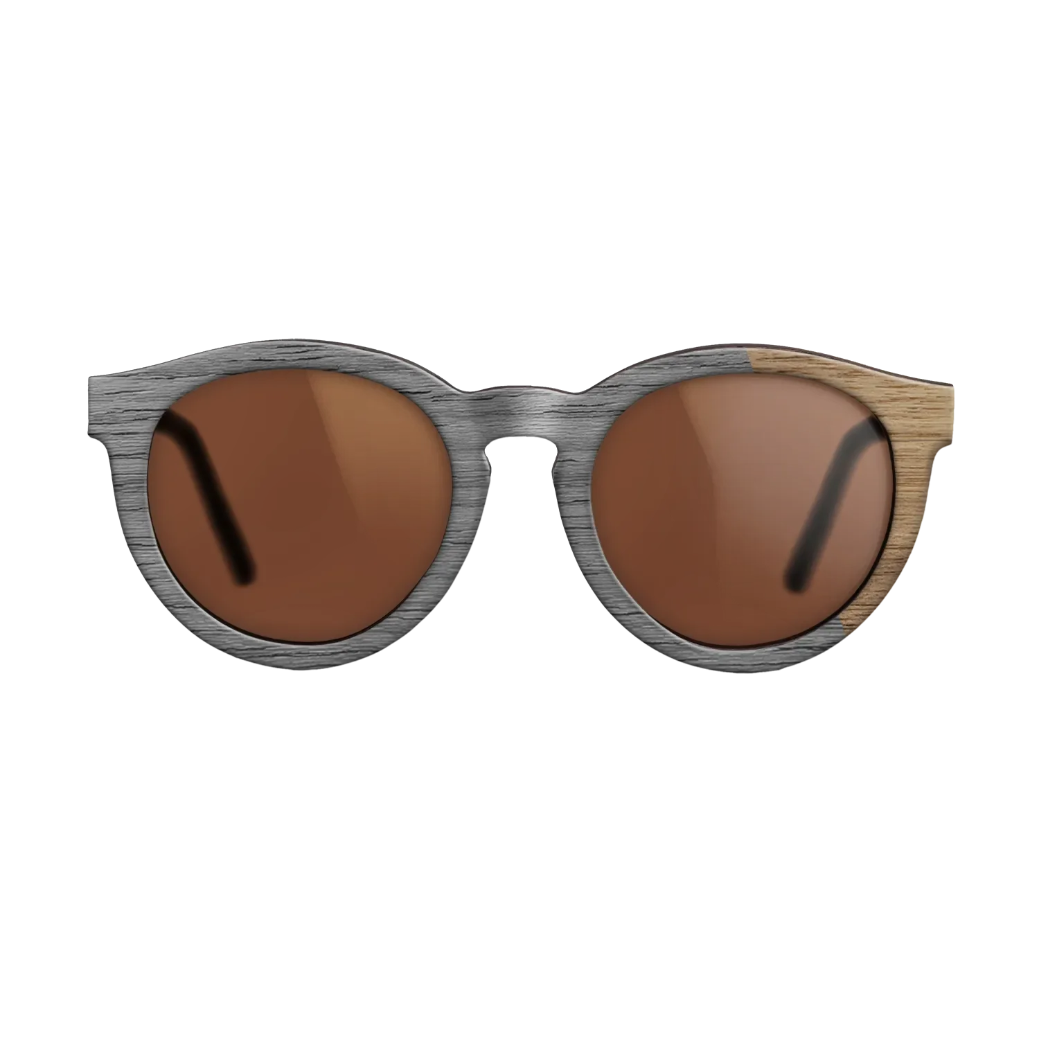 Grey Poplar Angled - The Rebel - Round - 2087 - Noir - SIRIS wood optic