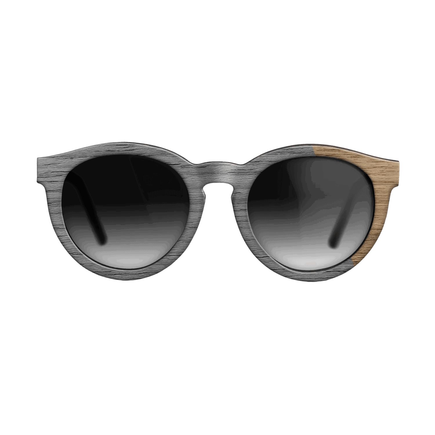 Grey Poplar Angled - The Rebel - Round - 2087 - Noir - SIRIS wood optic