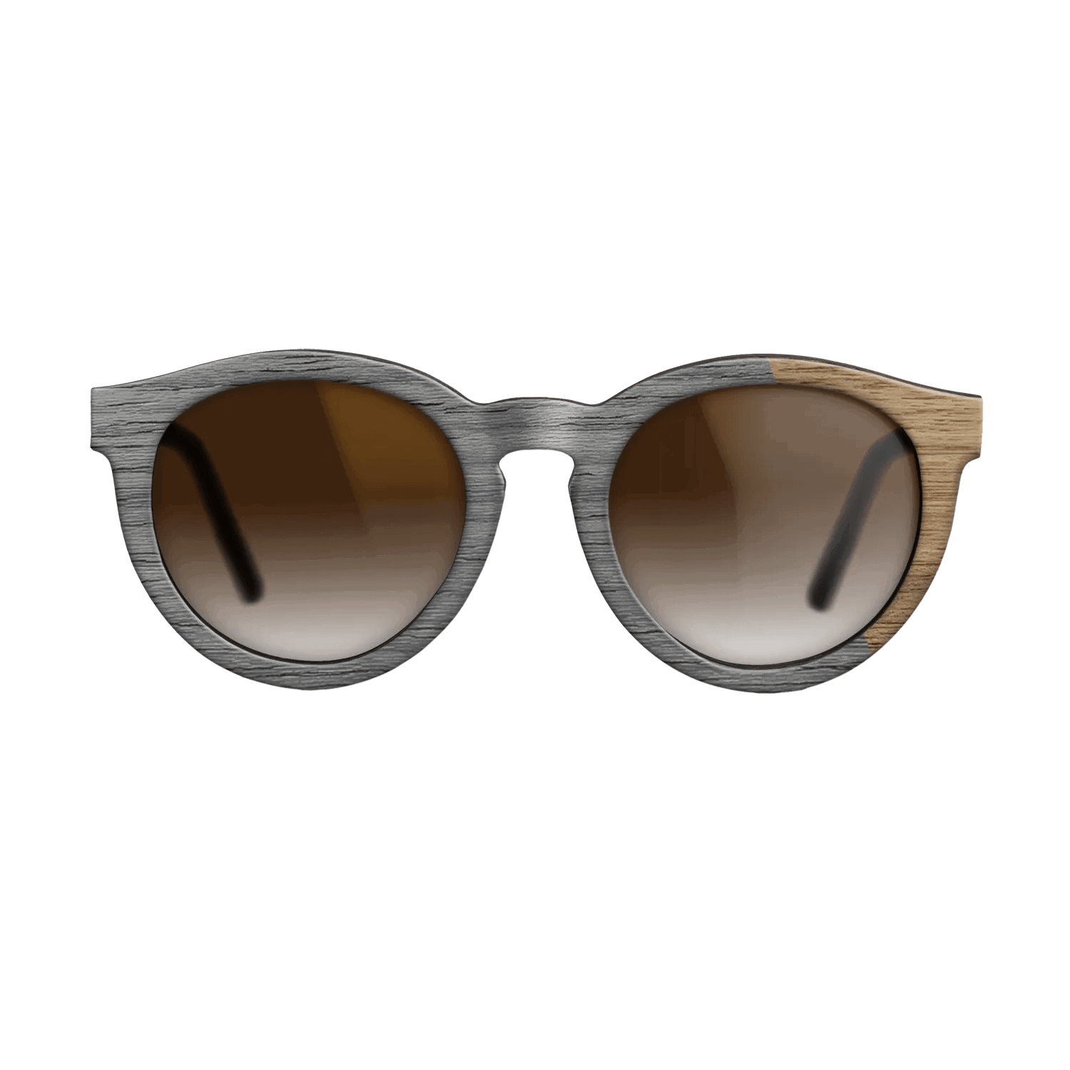 Grey Poplar Angled - The Rebel - Round - 2087 - Noir - SIRIS wood optic