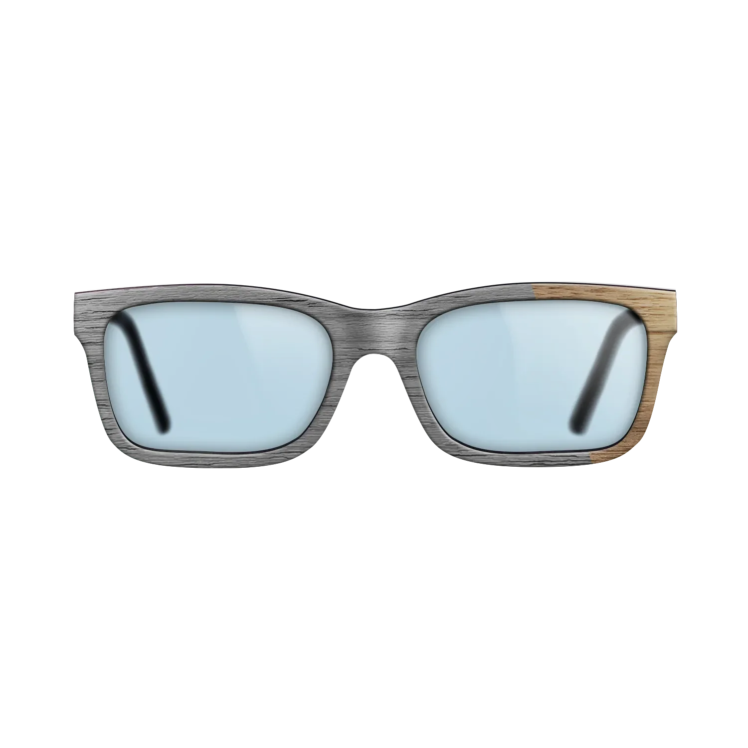 Grey Poplar Angled - The Sage - Rectangle - 2087 - Noir - SIRIS wood optic