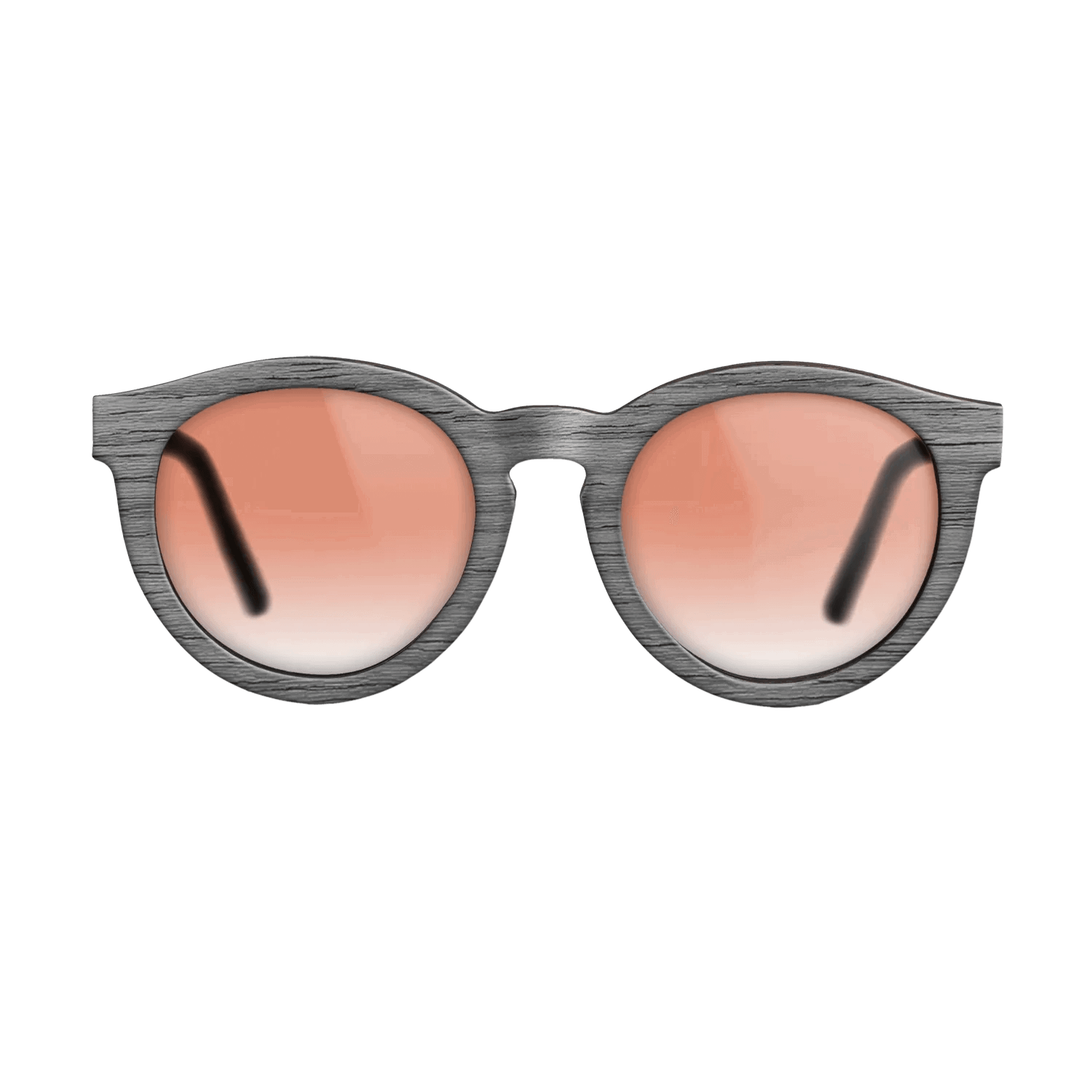 Grey Poplar FullFront BlackWalnut - The Rebel - Round - 2222 - Noir - SIRIS wood optic