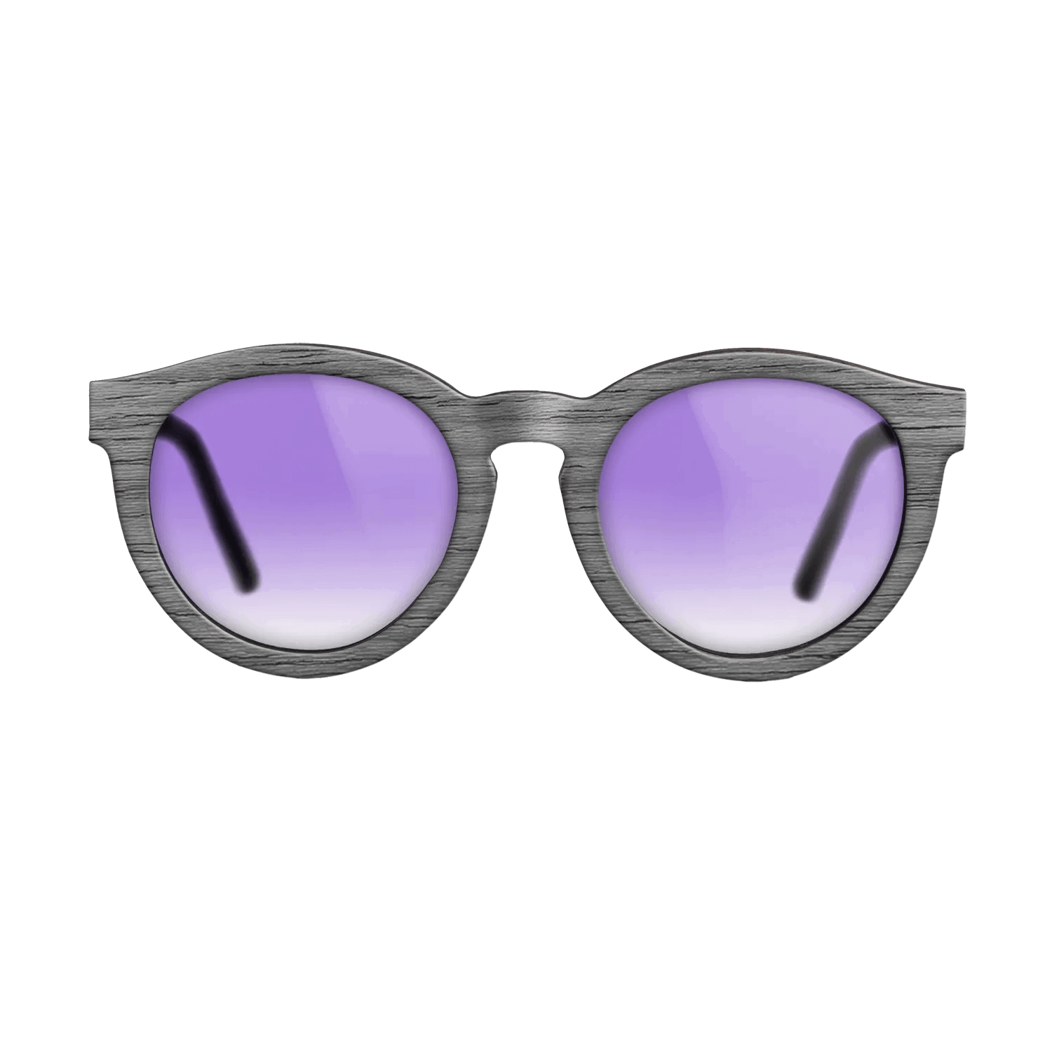 Grey Poplar FullFront BlackWalnut - The Rebel - Round - 2222 - Noir - SIRIS wood optic