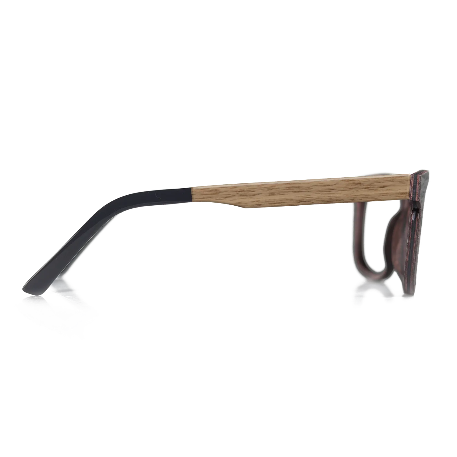 Grey Poplar FullFront Walnut - The Sage - Rectangle - 2223 - Noir - SIRIS wood optic