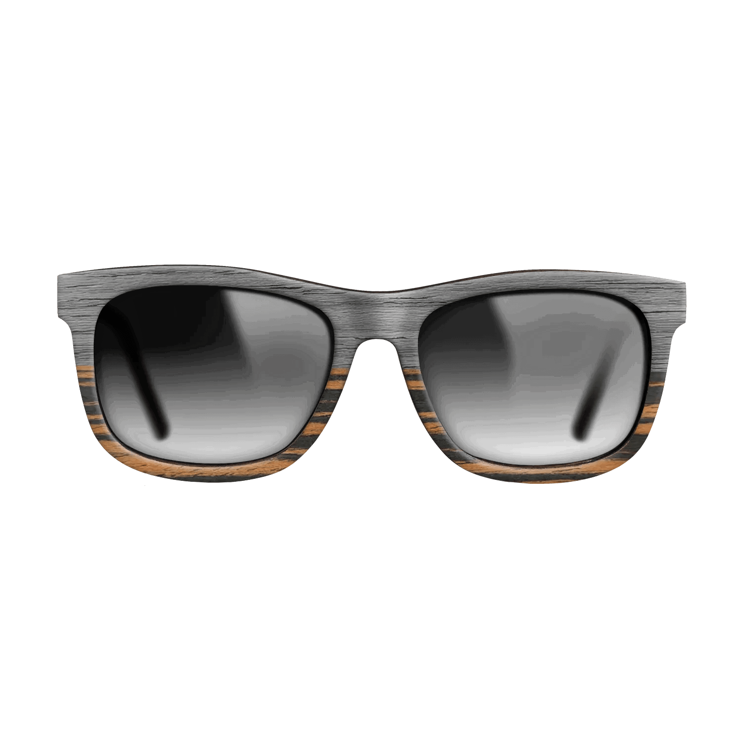 Grey Poplar Tophalf ItalianEbony- Noir - The Hero - Square - 2127- Noir - SIRIS wood optic