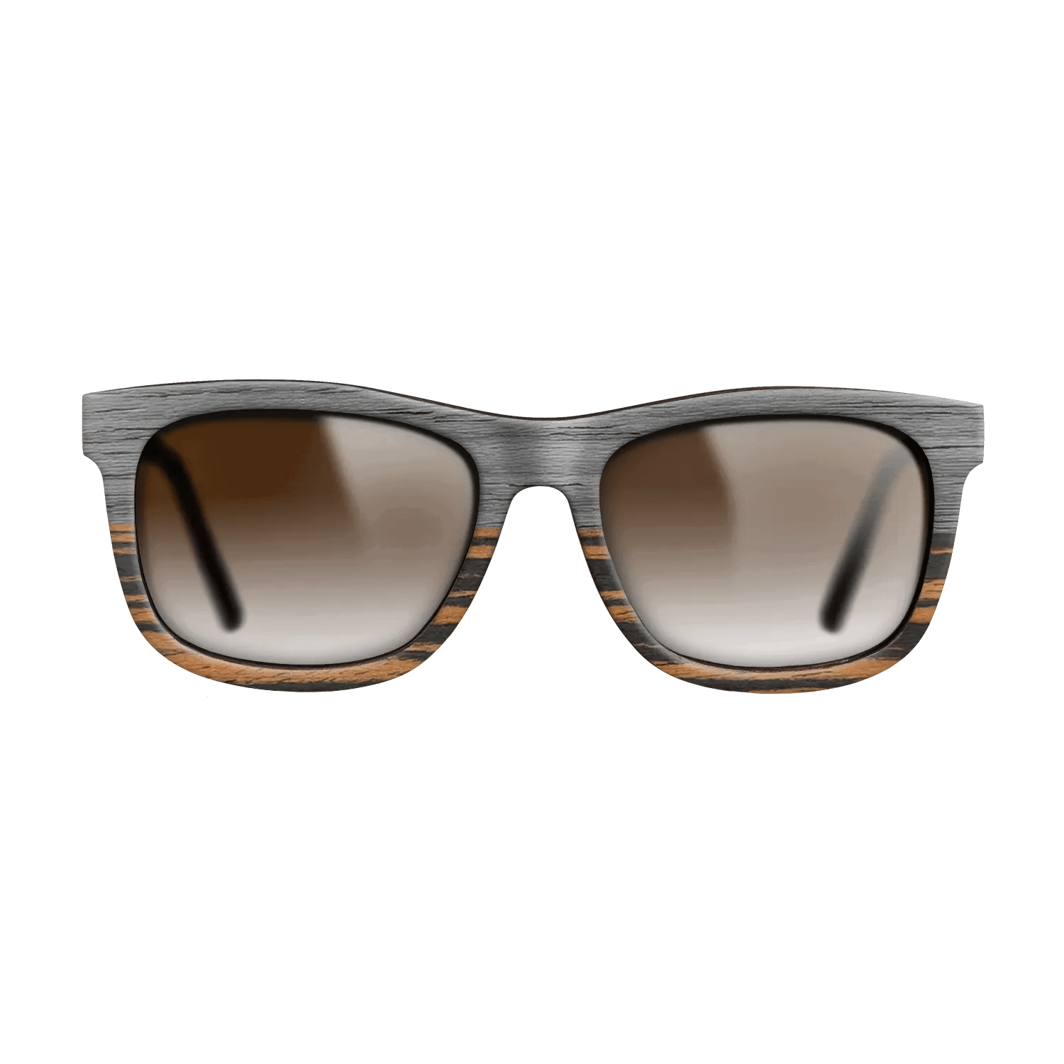Grey Poplar Tophalf ItalianEbony- Noir - The Hero - Square - 2127- Noir - SIRIS wood optic