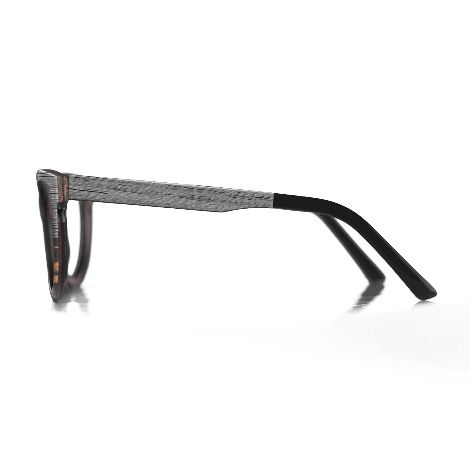 Grey Poplar Tophalf ItalianEbony- Noir - The Maiden - Cat - 2127- Noir - SIRIS wood optic