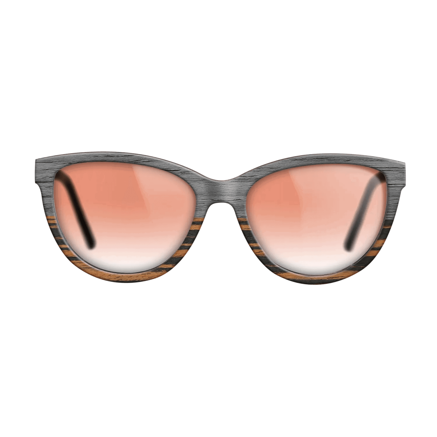 Grey Poplar Tophalf ItalianEbony- Noir - The Maiden - Cat - 2127- Noir - SIRIS wood optic