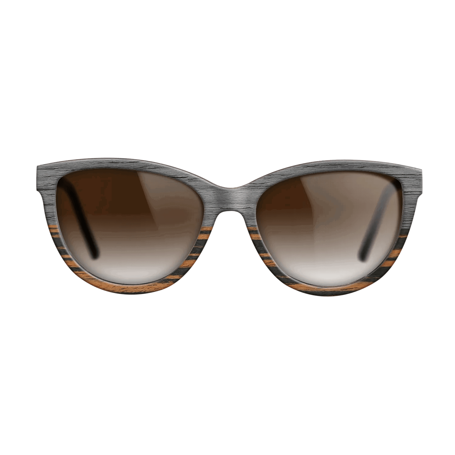 Grey Poplar Tophalf ItalianEbony- Noir - The Maiden - Cat - 2127- Noir - SIRIS wood optic