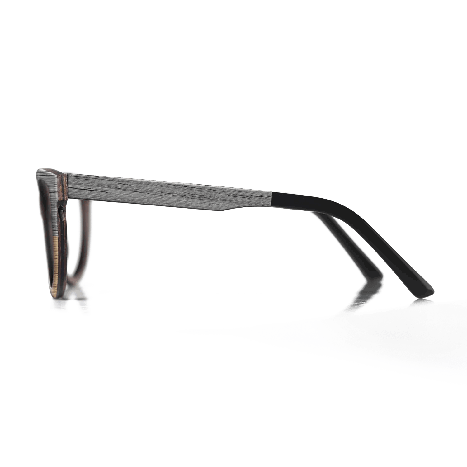 Grey Walnut Tophalf - The Rebel - Round - 2088- Noir - SIRIS wood optic