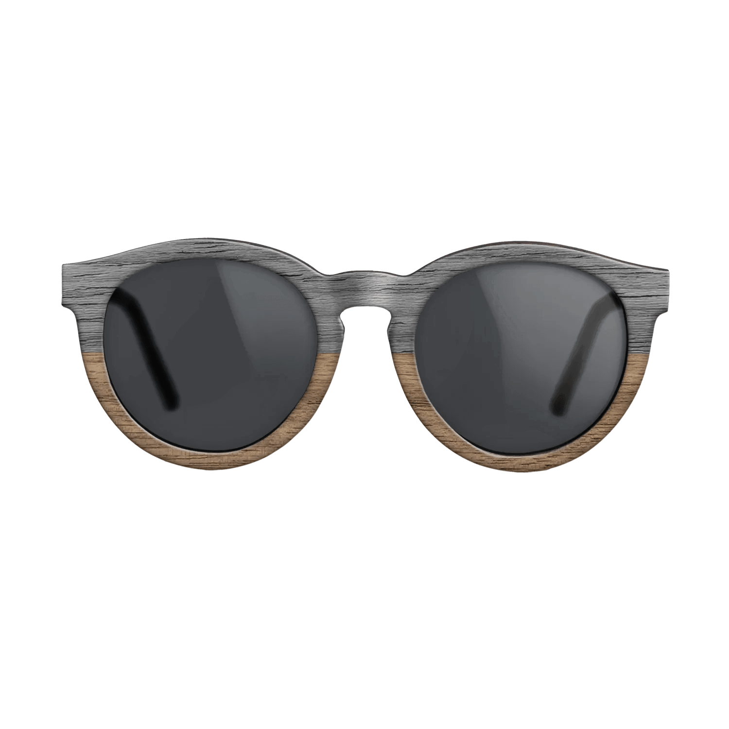 Grey Walnut Tophalf - The Rebel - Round - 2088- Noir - SIRIS wood optic