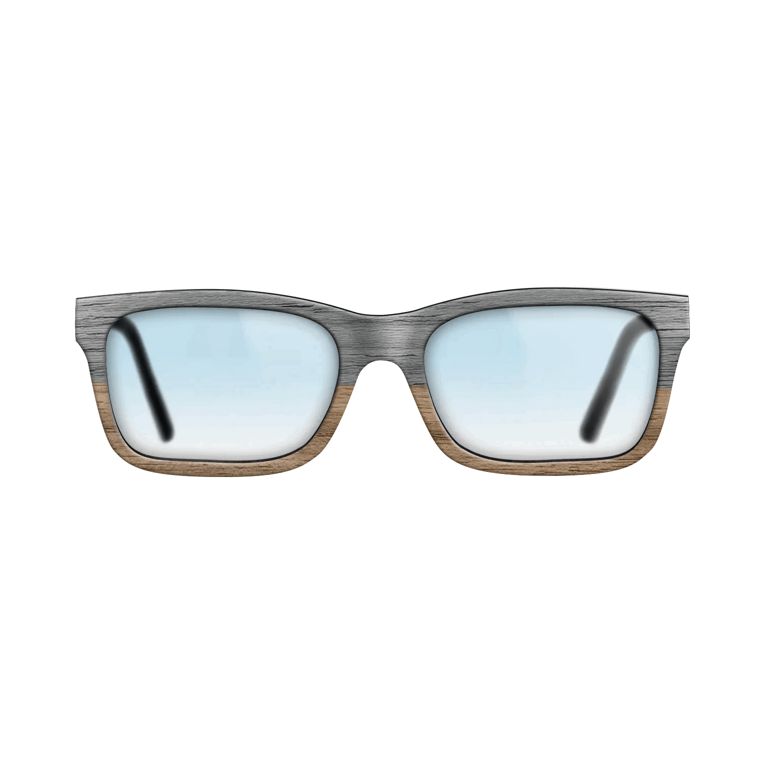 Grey Walnut Tophalf - The Sage - Rectangle - 2088- Noir - SIRIS wood optic