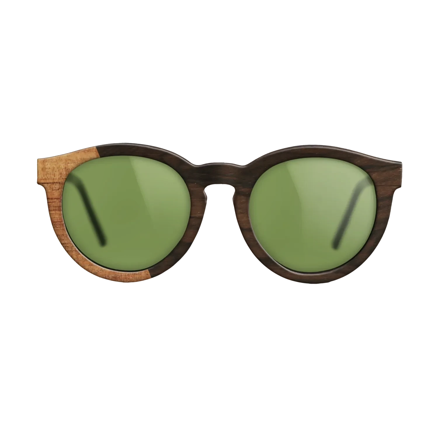 Koa,Ziricote Dark Quartered: Bauhaus - The Rebel - Round - SIRIS wood optic