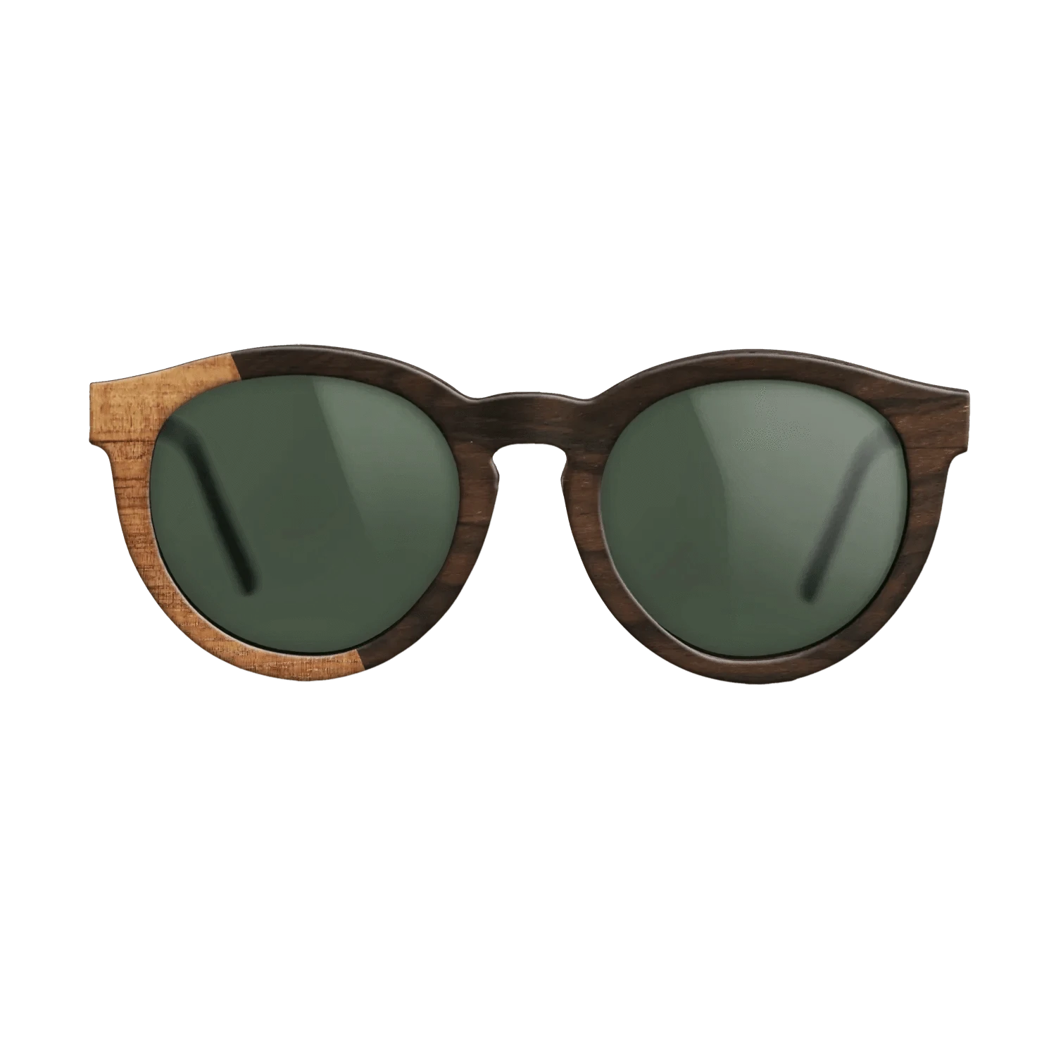 Koa,Ziricote Dark Quartered: Bauhaus - The Rebel - Round - SIRIS wood optic
