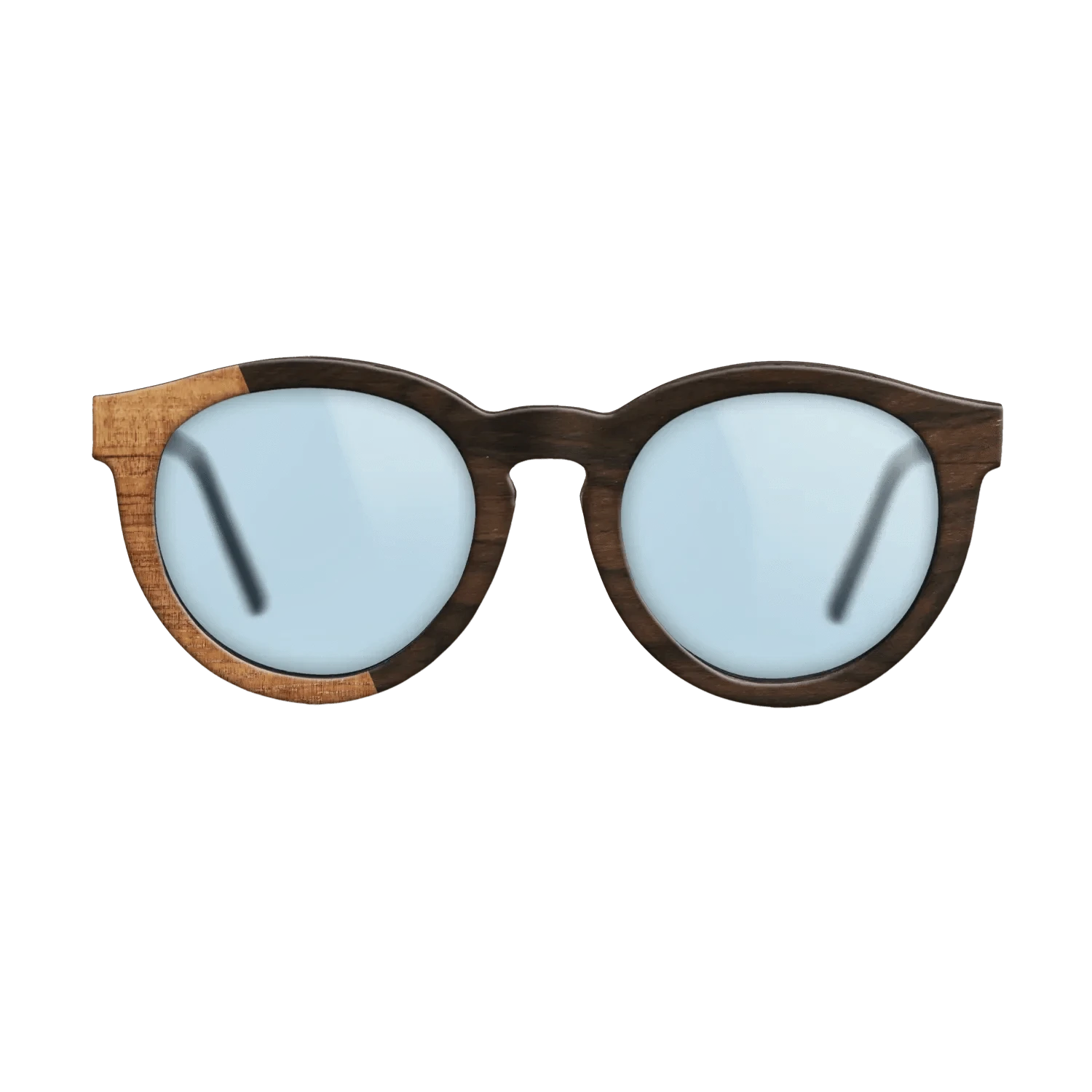 Koa,Ziricote Dark Quartered: Bauhaus - The Rebel - Round - SIRIS wood optic