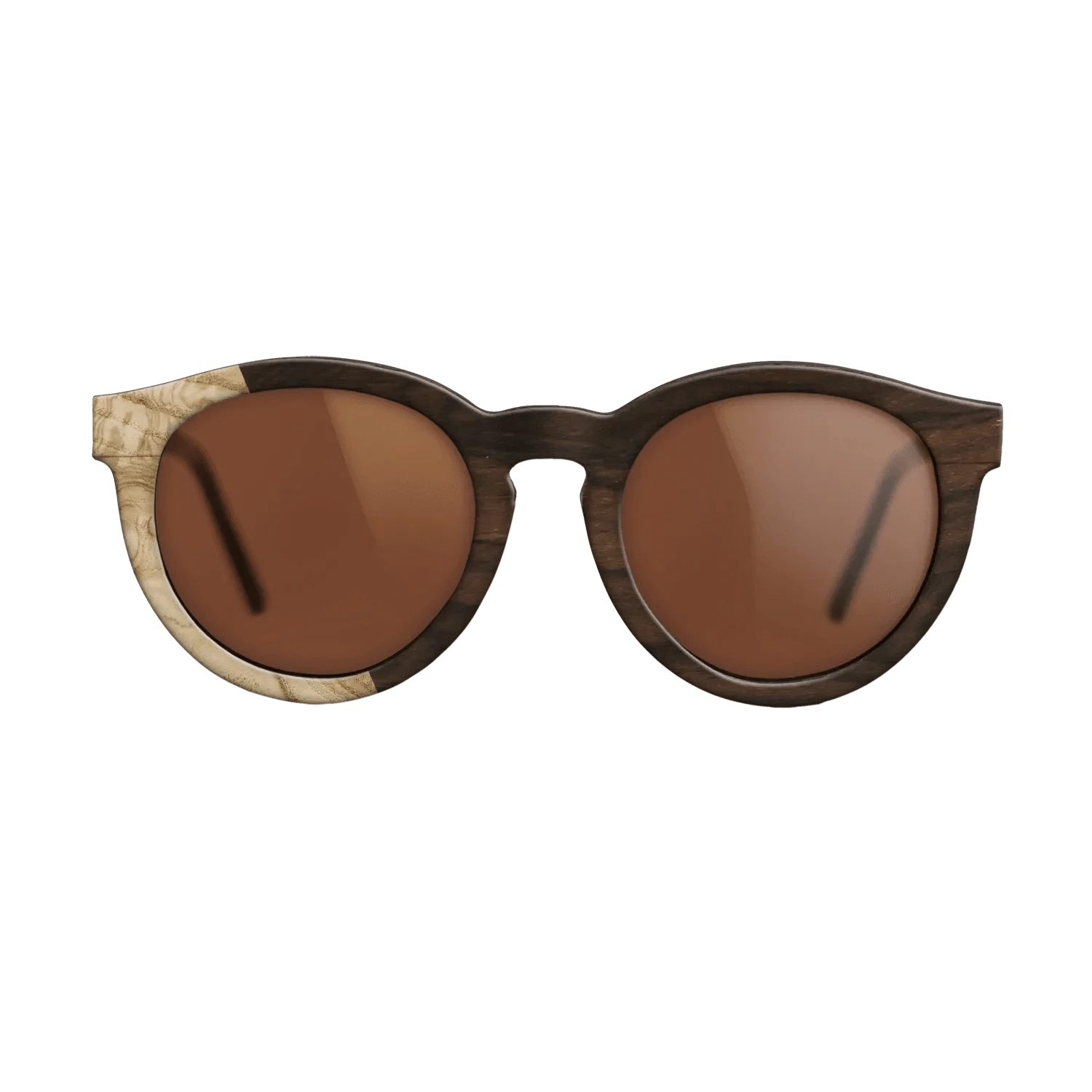 Ziricote Dark Quartered,Olive Burl: Bauhaus - The Rebel - Round - SIRIS wood optic