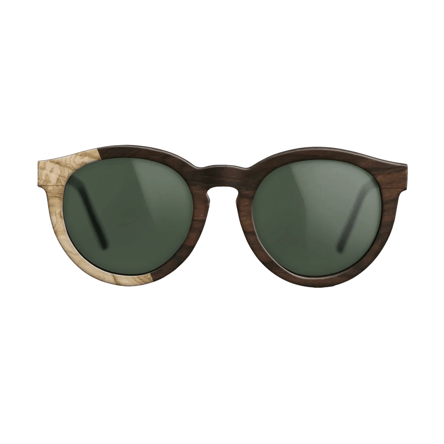 Ziricote Dark Quartered,Olive Burl: Bauhaus - The Rebel - Round - SIRIS wood optic