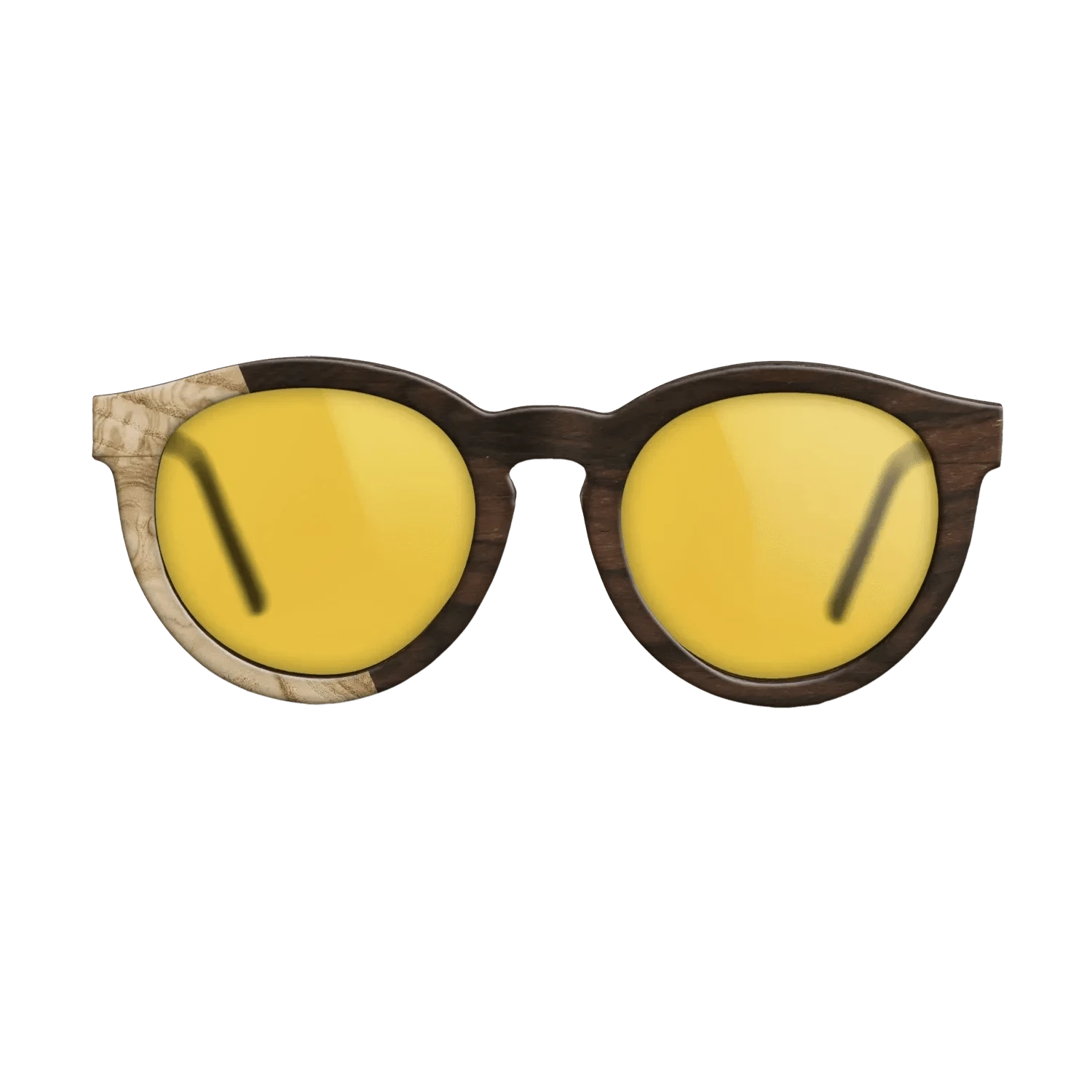 Ziricote Dark Quartered,Olive Burl: Bauhaus - The Rebel - Round - SIRIS wood optic