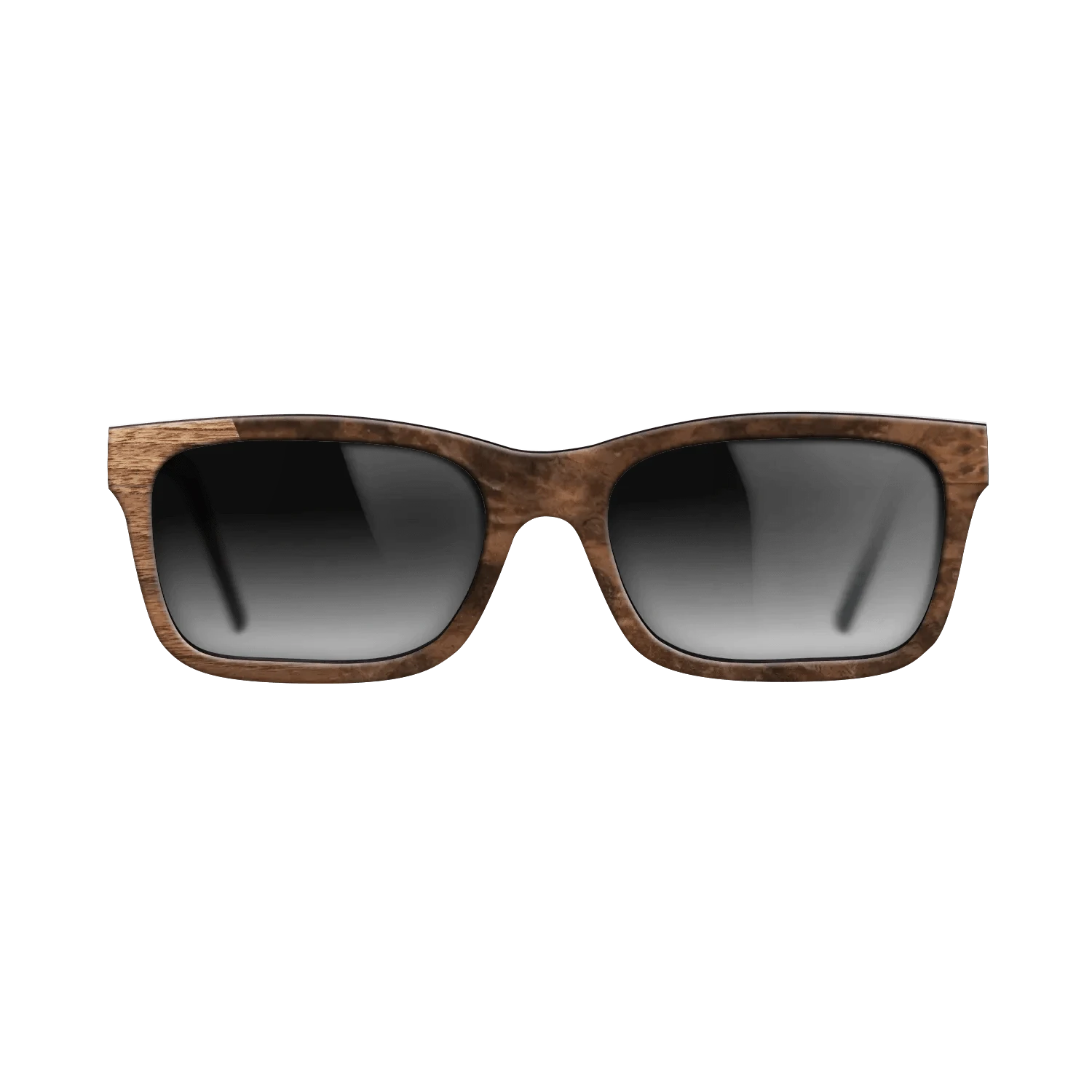 Walnut Claro Light,Walnut Burl: Bauhaus - The Sage - Rectangle - SIRIS wood optic