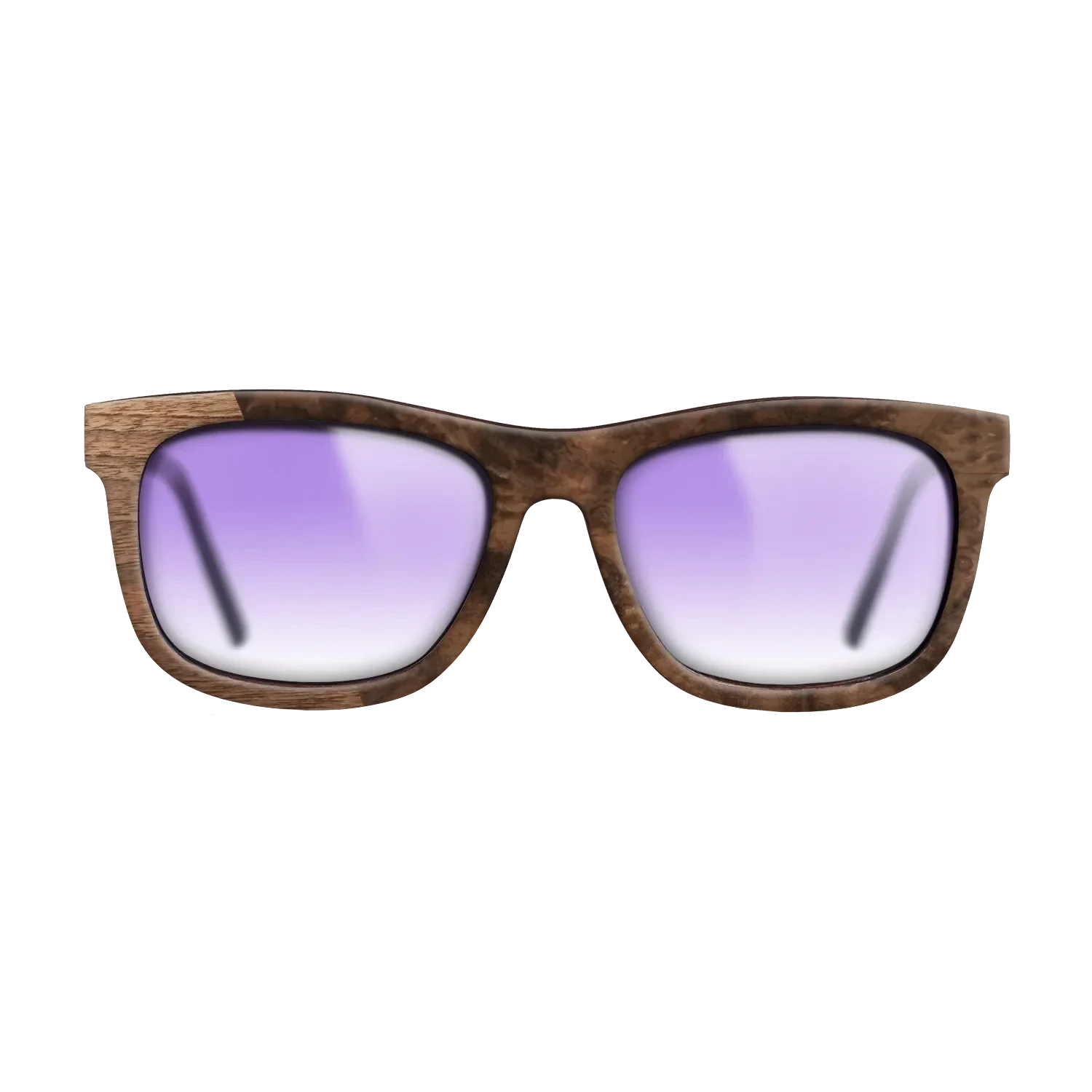 Walnut Claro Light,Walnut Burl: Bauhaus - The Hero - Square - SIRIS wood optic
