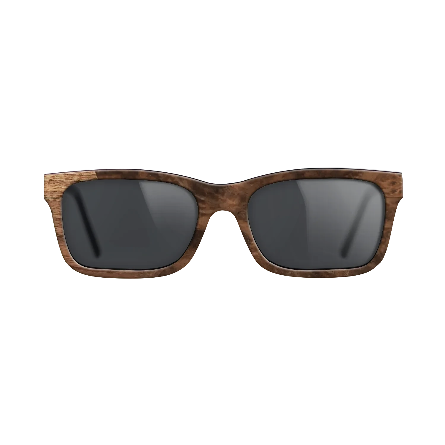 Walnut Claro Light,Walnut Burl: Bauhaus - The Sage - Rectangle - SIRIS wood optic