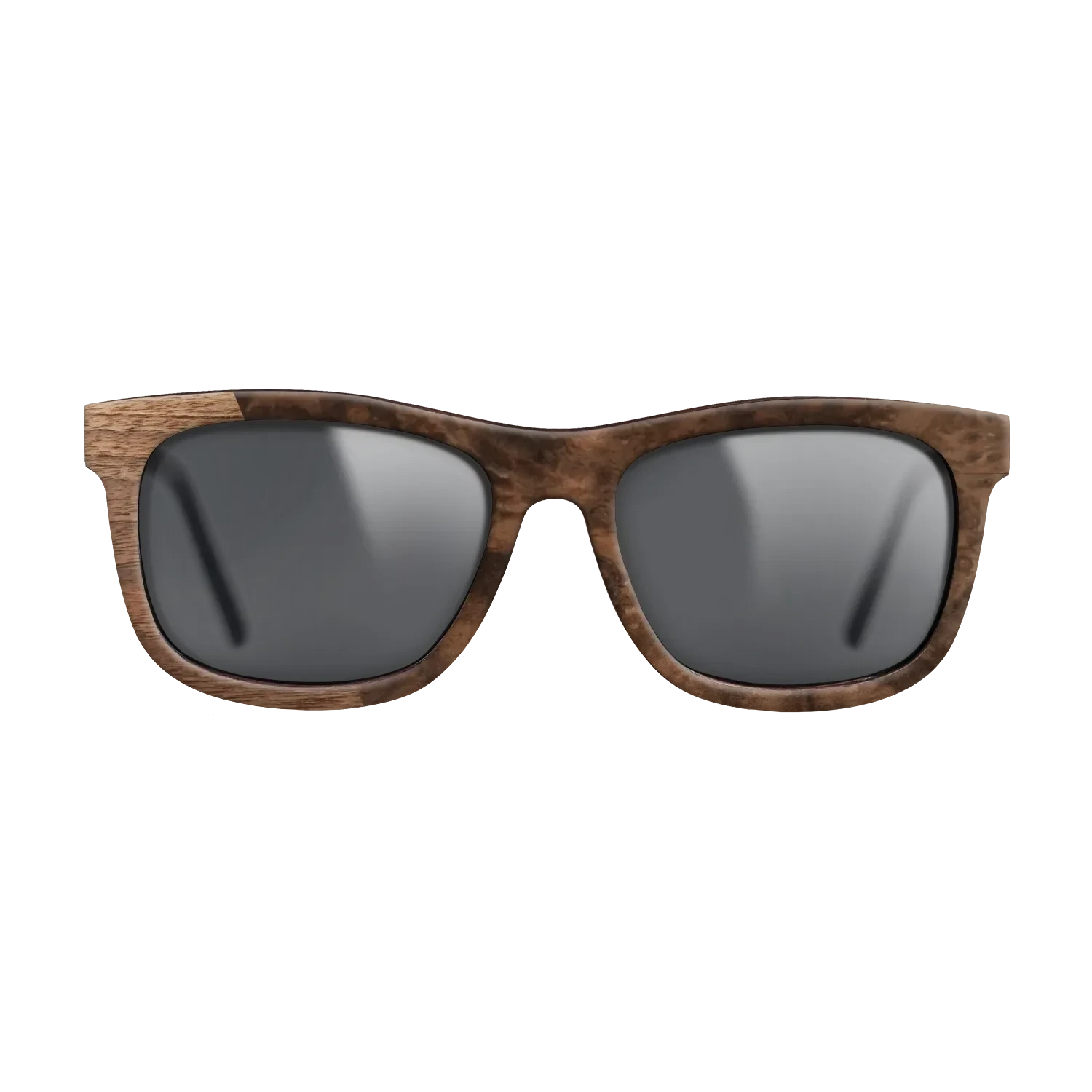 Walnut Claro Light,Walnut Burl: Bauhaus - The Hero - Square - SIRIS wood optic