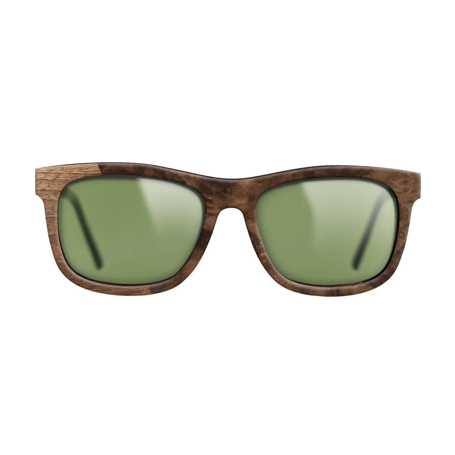 Walnut Claro Light,Walnut Burl: Bauhaus - The Hero - Square - SIRIS wood optic