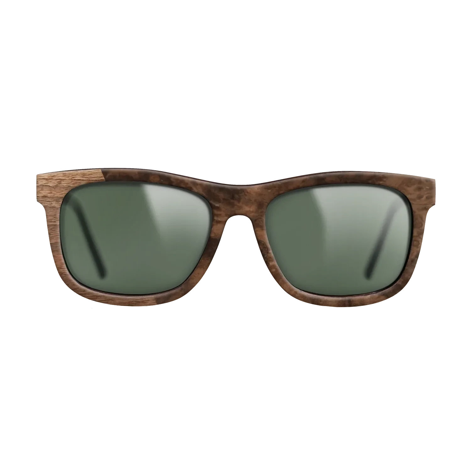 Walnut Claro Light,Walnut Burl: Bauhaus - The Hero - Square - SIRIS wood optic