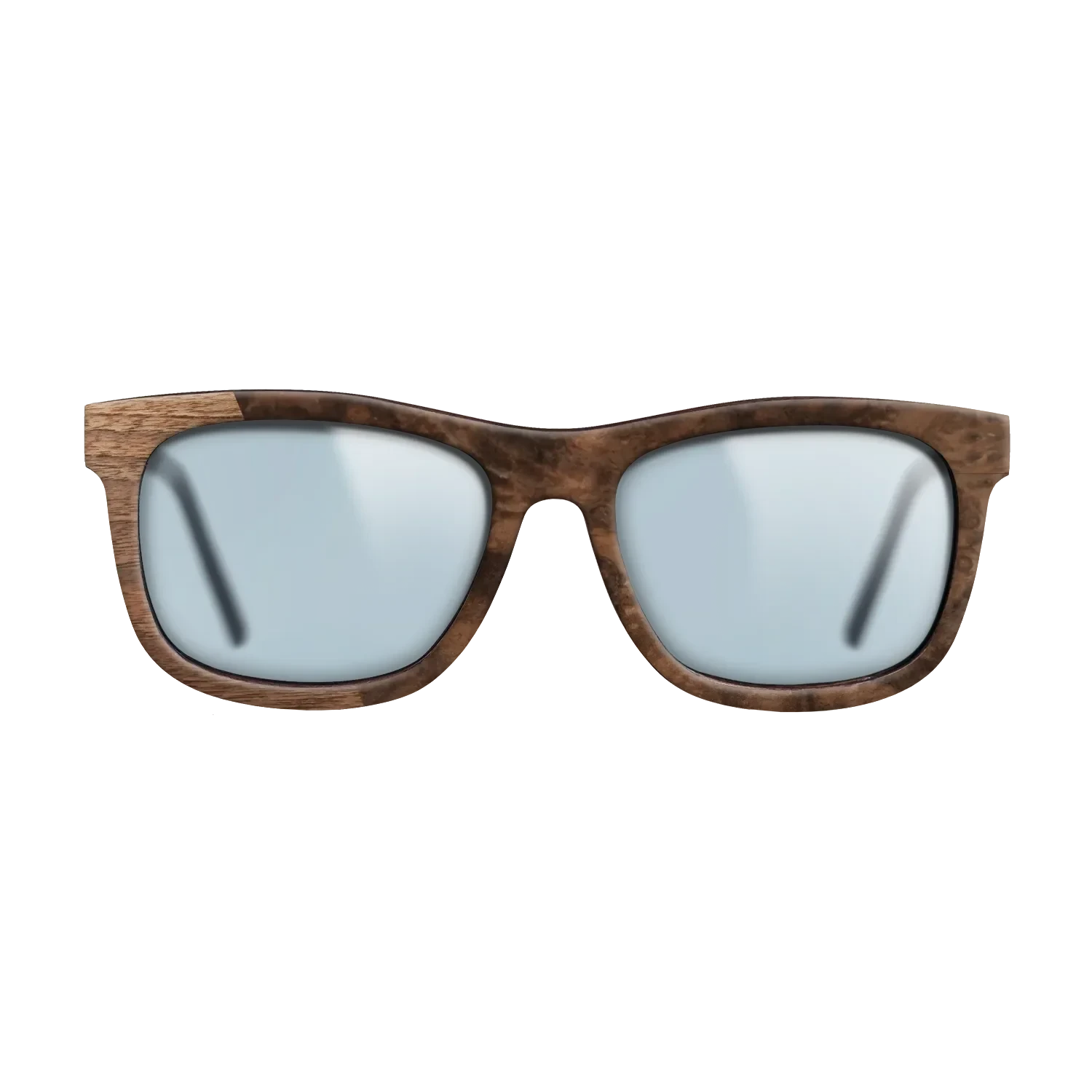 Walnut Claro Light,Walnut Burl: Bauhaus - The Hero - Square - SIRIS wood optic