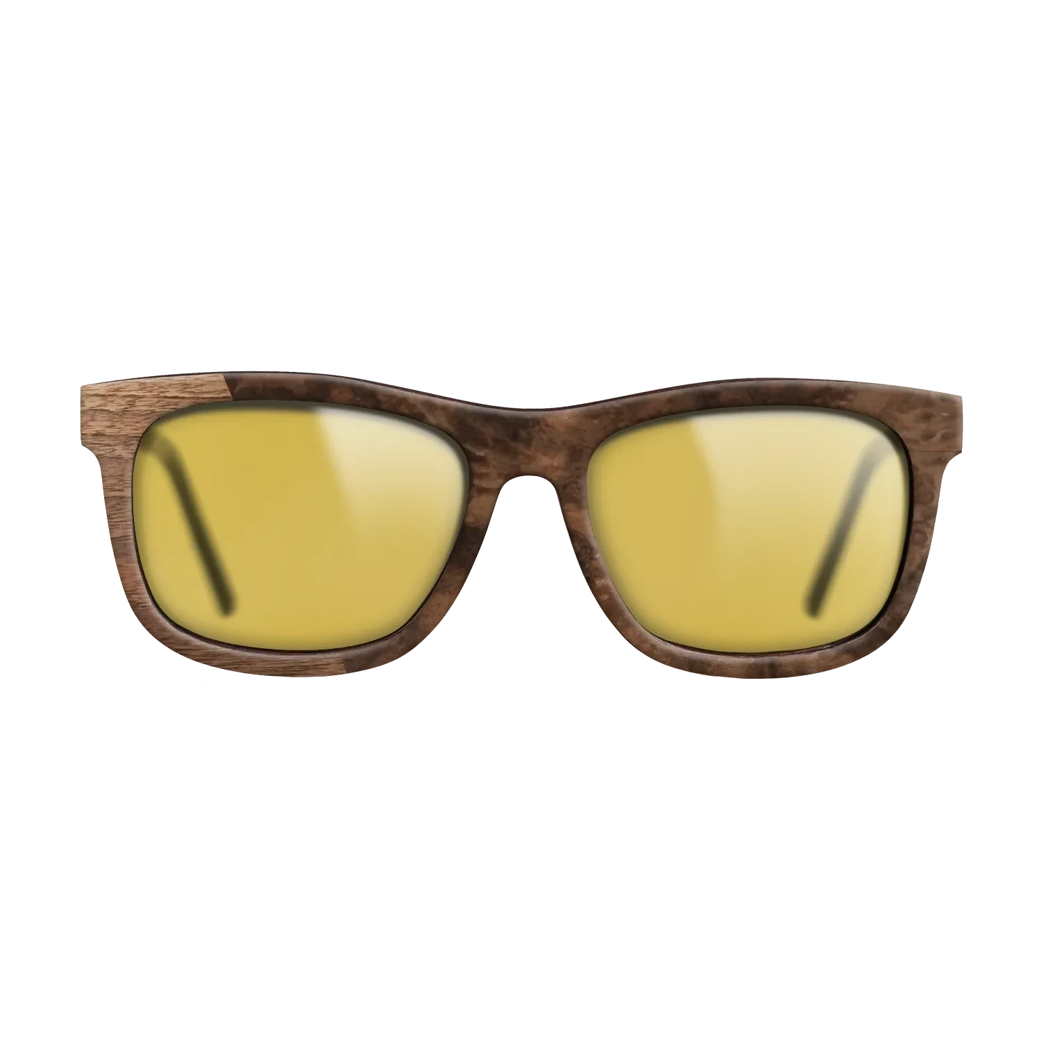 Walnut Claro Light,Walnut Burl: Bauhaus - The Hero - Square - SIRIS wood optic