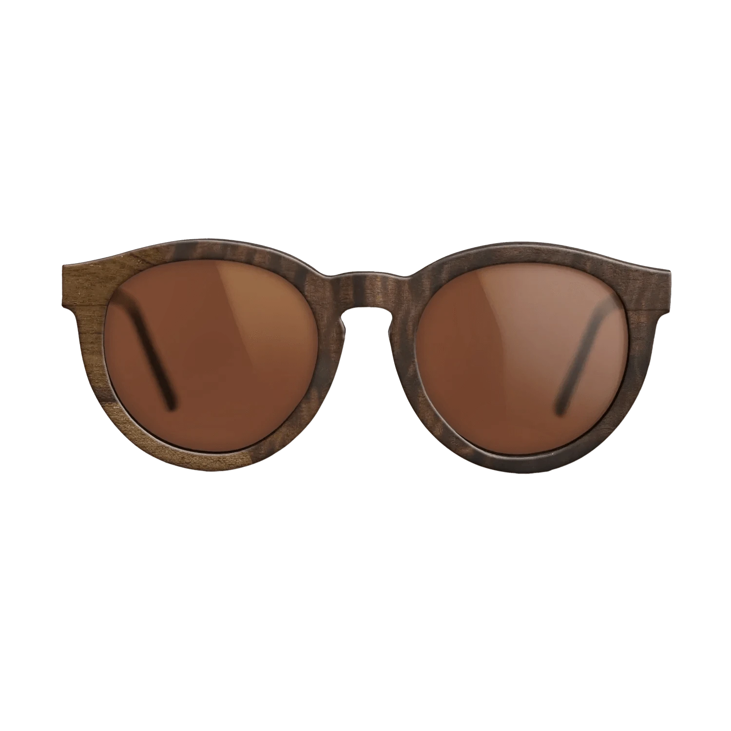 Ziricote Dark Quartered,Fumed Eucalyptus: Bauhaus - The Rebel - Round - SIRIS wood optic