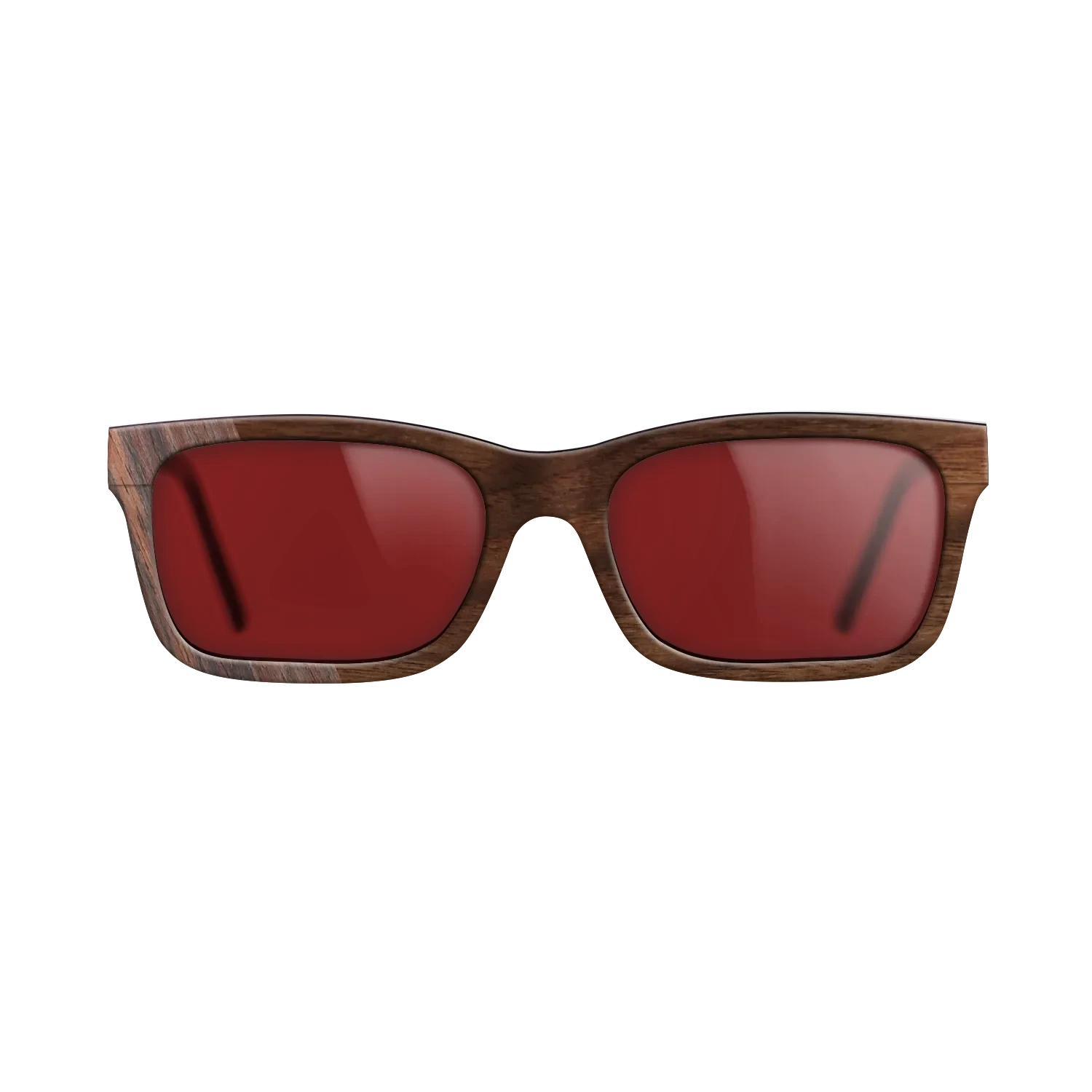 Santos Rosewood Dark,Rosewood Reconstituted: Bauhaus - The Sage - Rectangle - SIRIS wood optic