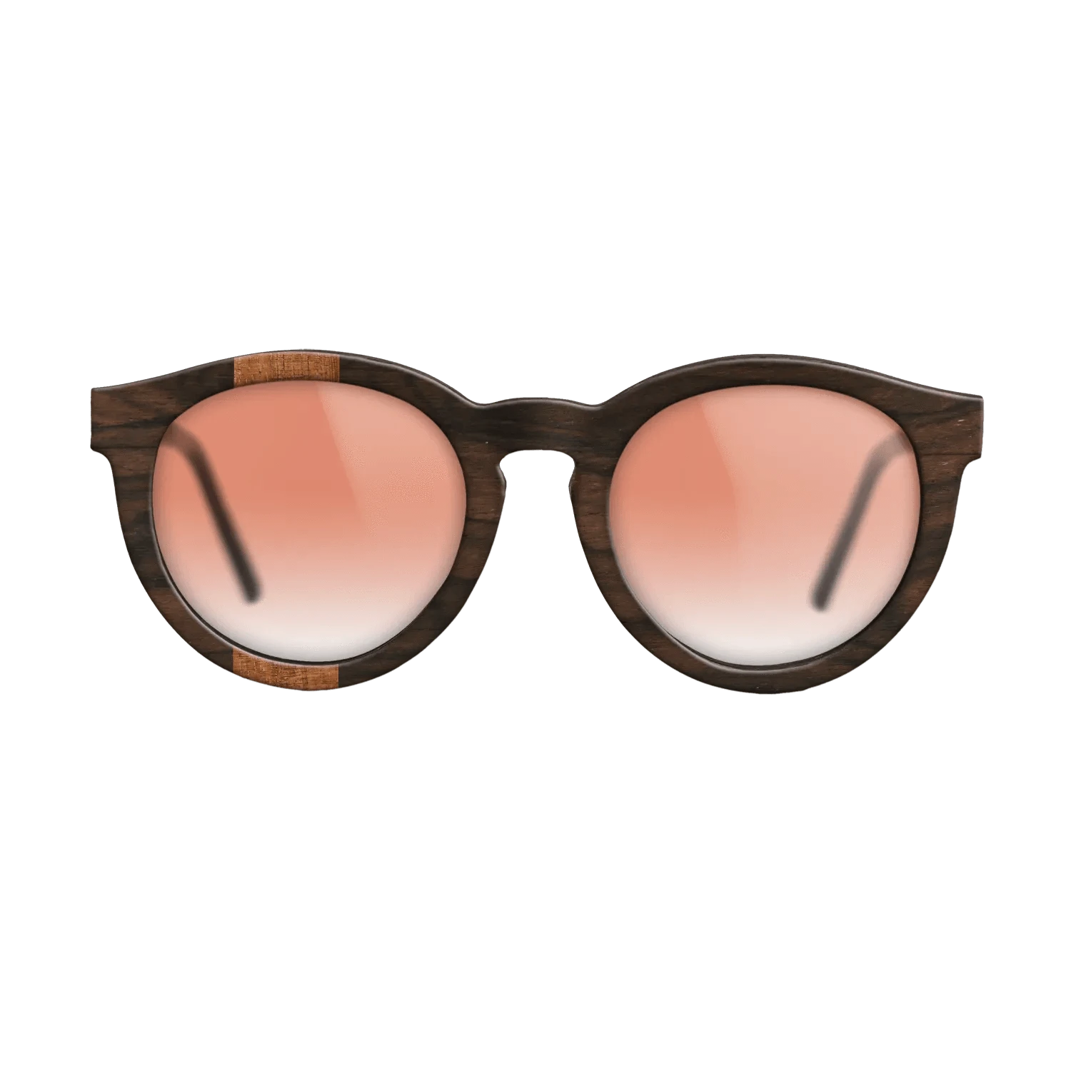 Koa,Ziricote Dark Quartered: Splice - The Rebel - Round - SIRIS wood optic