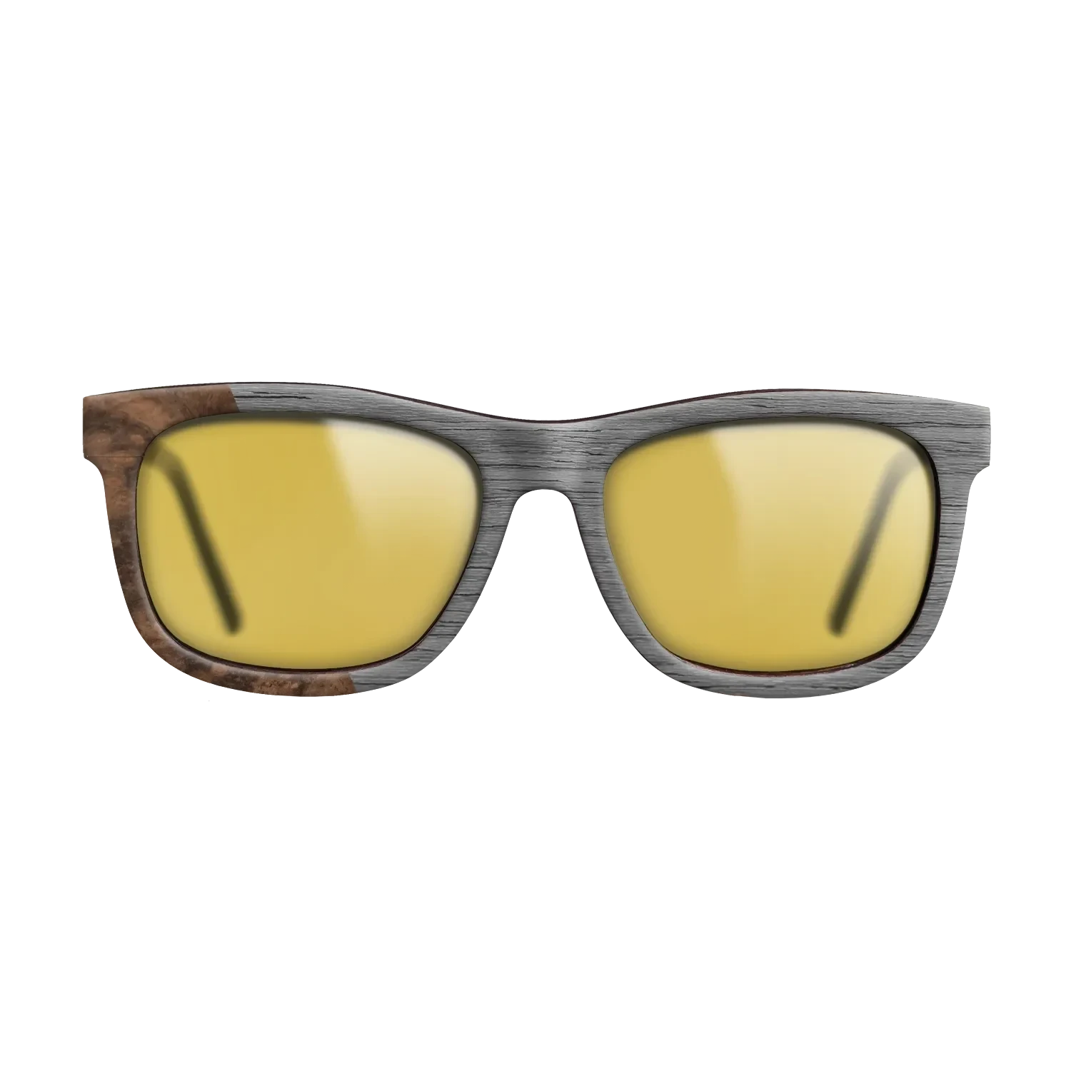 Poplar Dyed: Grey,Walnut Burl: Bauhaus - The Hero - Square - 700 - SIRIS wood optic