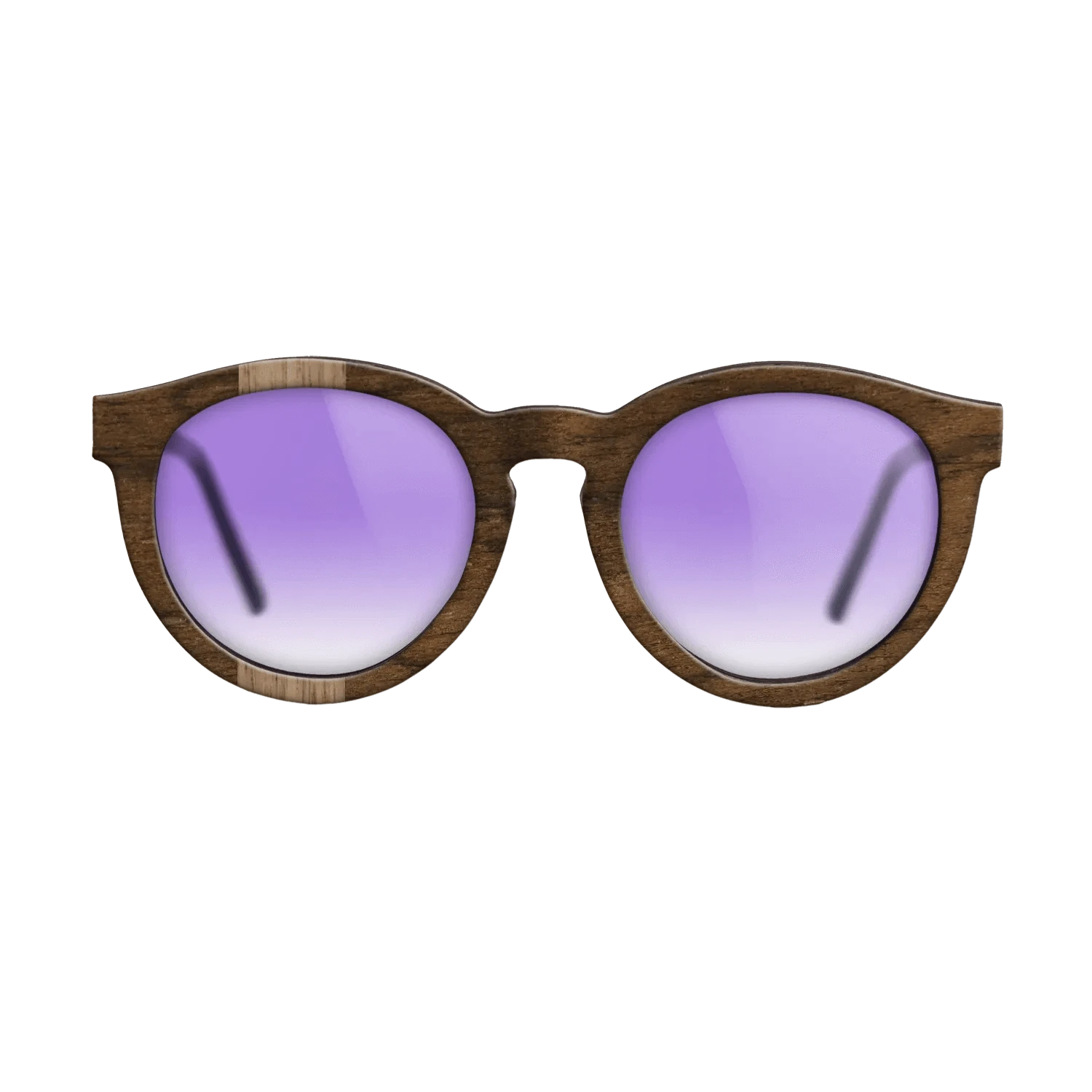 Walnut: Straight Grain,Ziricote Dark Quartered: Splice - The Rebel - Round - 1583 - SIRIS wood optic