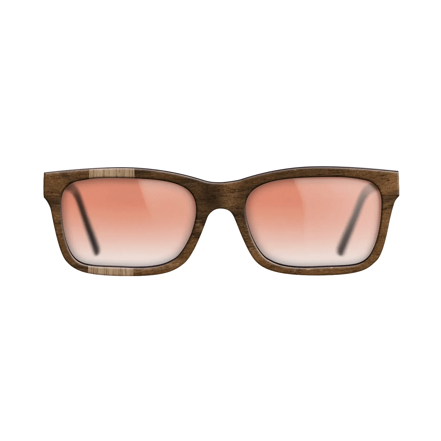 Walnut: Straight Grain,Ziricote Dark Quartered: Splice - The Sage - Rectangle - 1583 - SIRIS wood optic