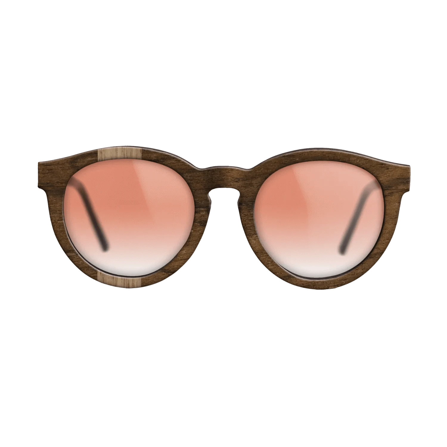 Walnut: Straight Grain,Ziricote Dark Quartered: Splice - The Rebel - Round - 1583 - SIRIS wood optic