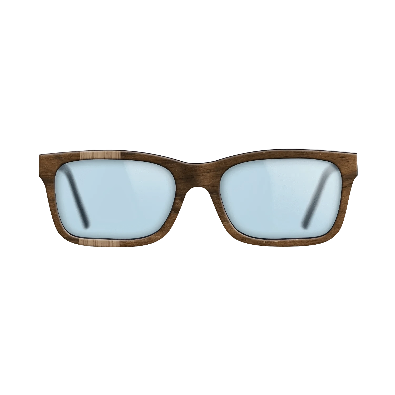 Walnut: Straight Grain,Ziricote Dark Quartered: Splice - The Sage - Rectangle - 1583 - SIRIS wood optic